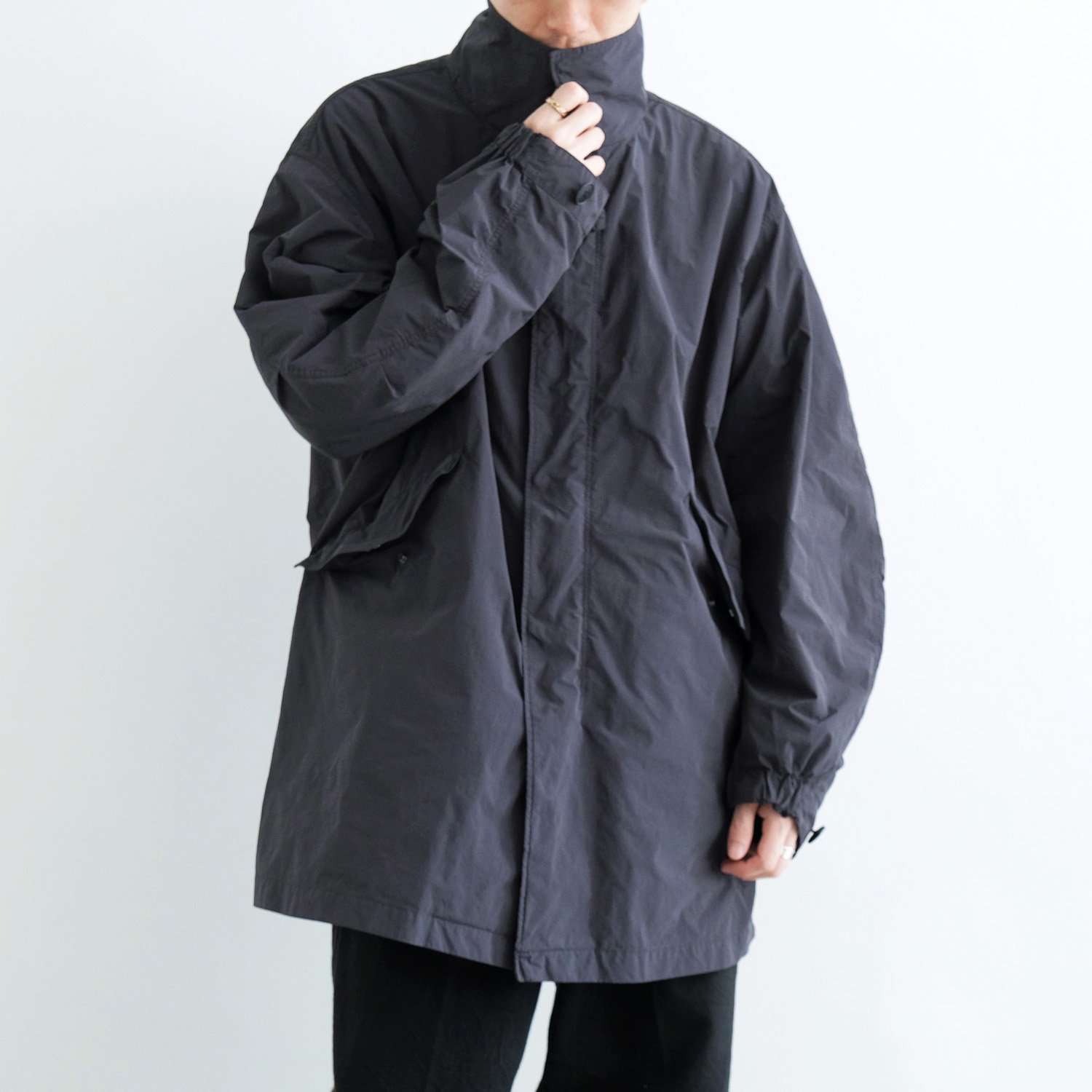 AIR WEATHER SHORT MODS COAT [CHARCOAL GRAY