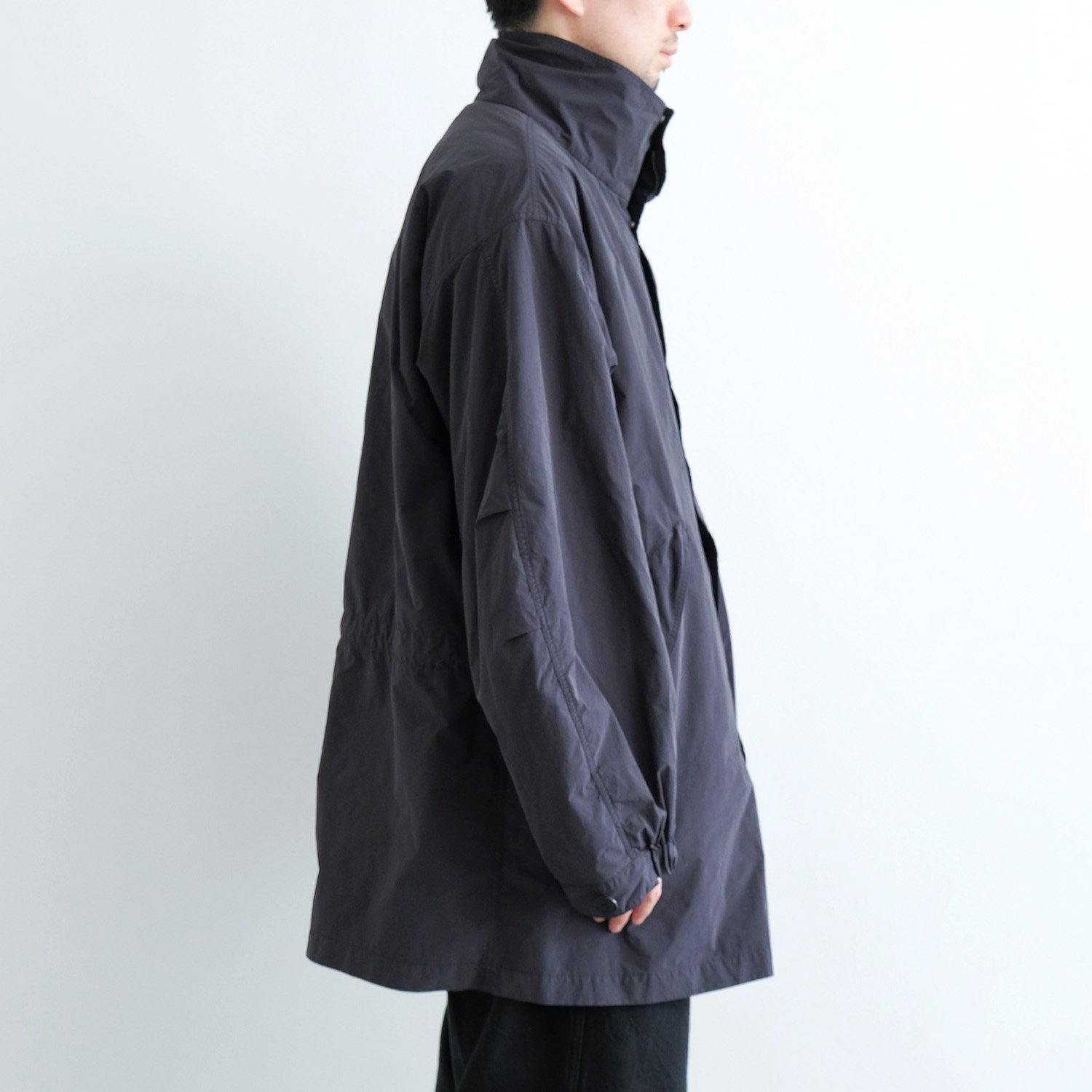 AIR WEATHER SHORT MODS COAT [CHARCOAL GRAY] - WUNDER 大阪 セレクト