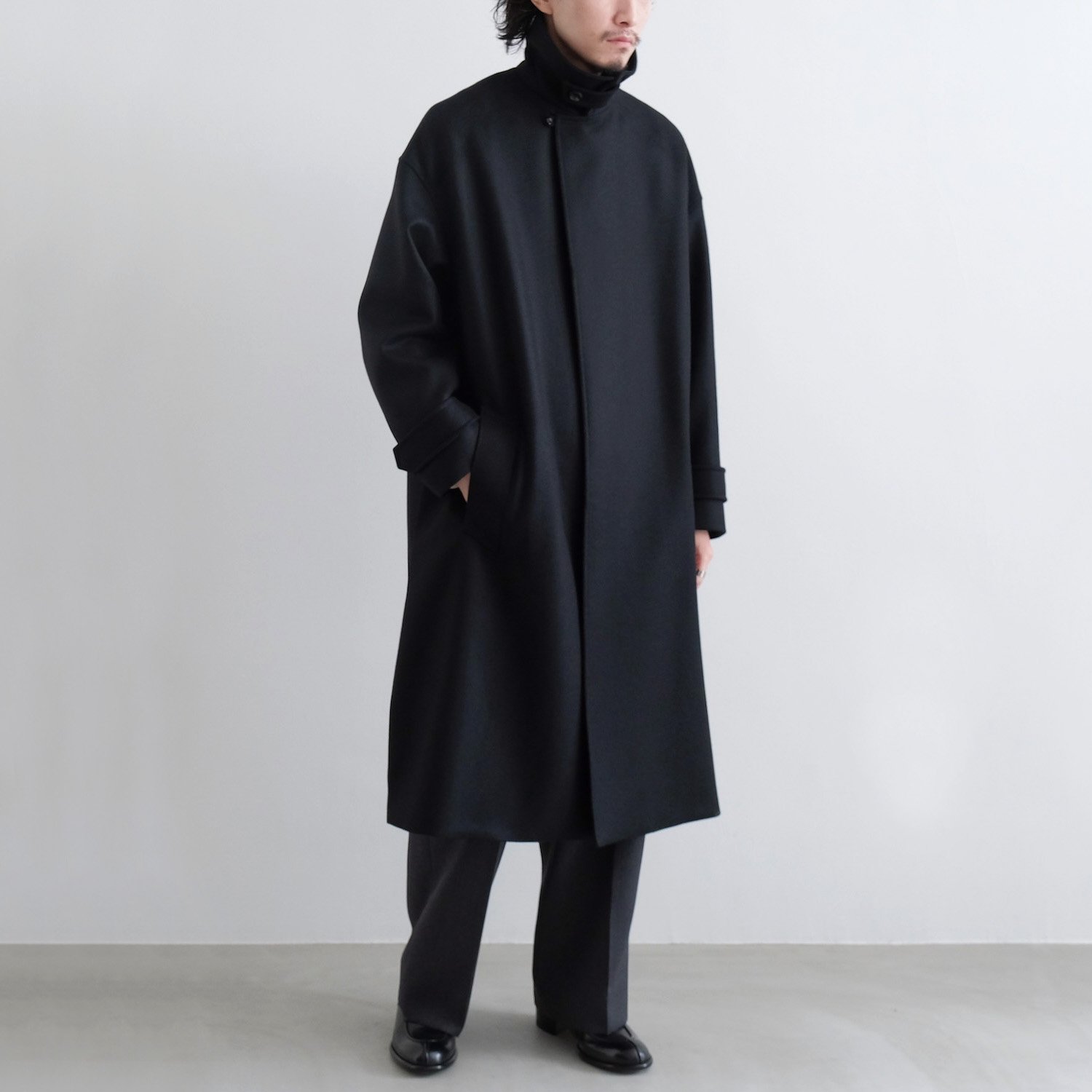 超特価sale開催 maatee&sons COAT ハメ袖バルマカーンコート Tweed- メンズ