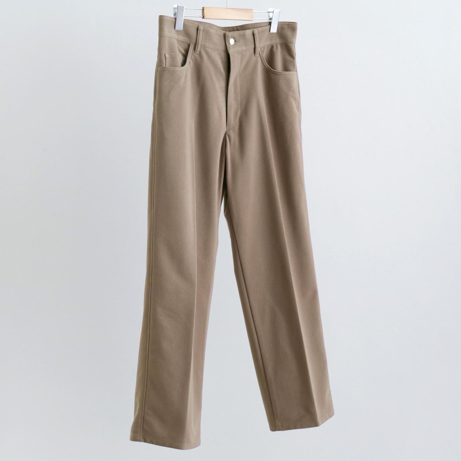 THE STRAIGHT CORDUROY [BEIGE]