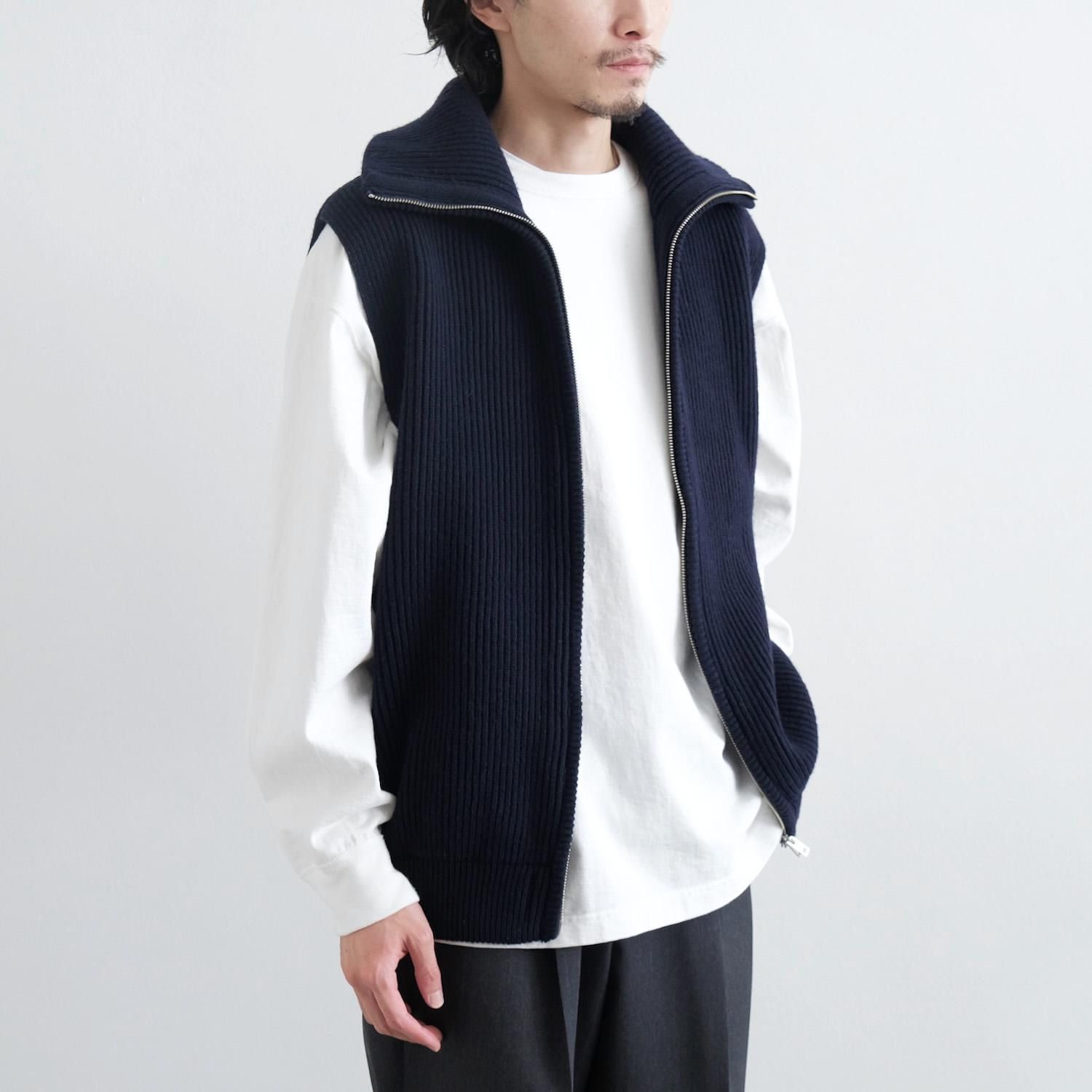 DRIVERS NO SLEEVE [NAVY] - WUNDER 大阪 セレクトショップ 大阪