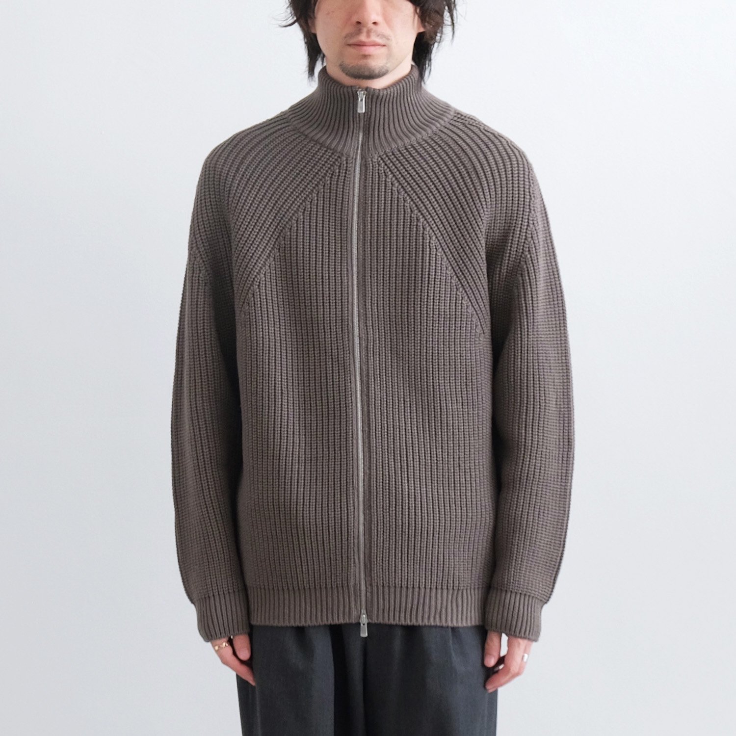 SIGNATURE DRIVERS KNIT [WALNUT] - WUNDER 大阪 セレクトショップ