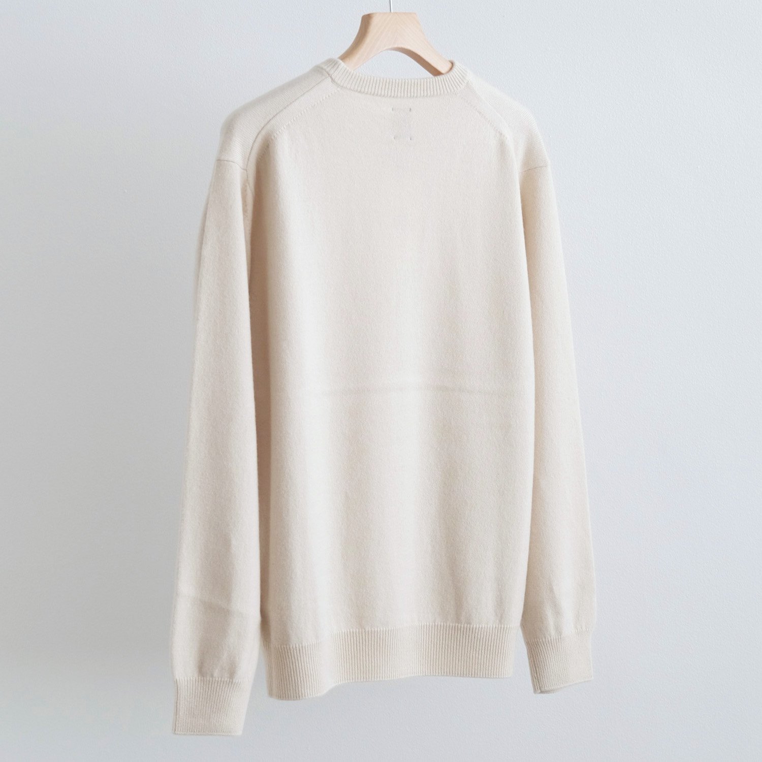 INNOCENT CASHMERE CREW NECK [IVORY] - WUNDER 大阪 セレクトショップ