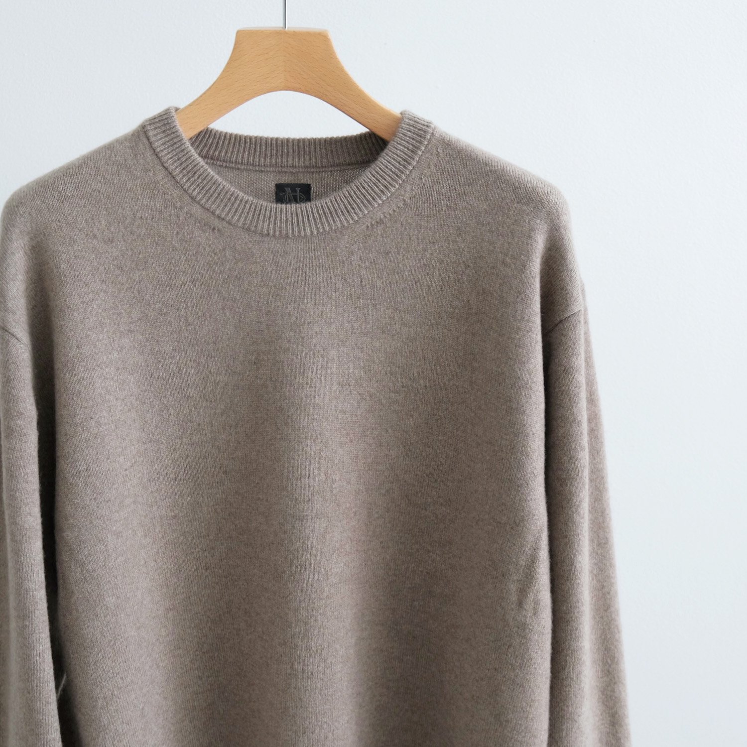 INNOCENT CASHMERE CREW NECK [BROWN] - WUNDER 大阪 セレクトショップ