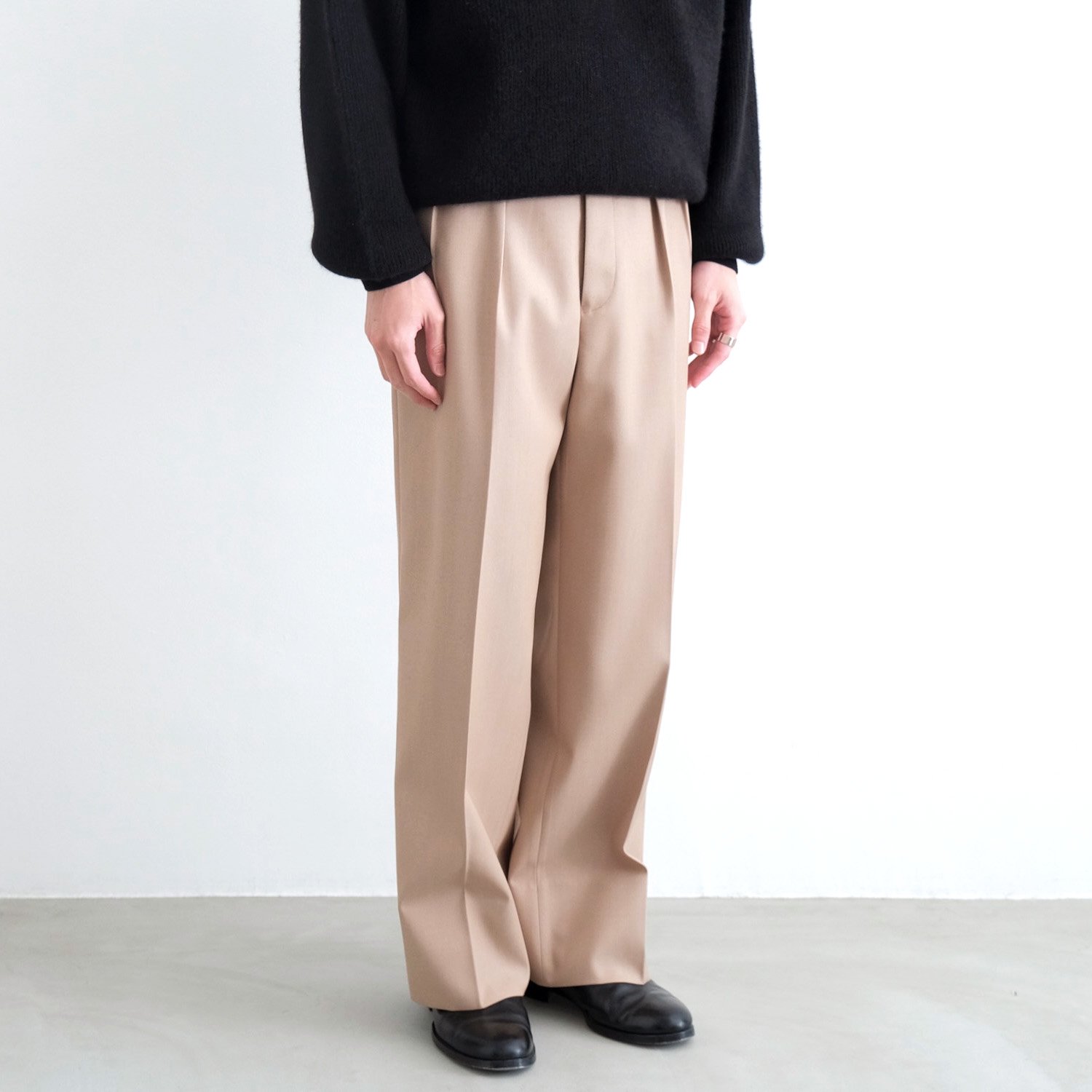 超激安ショップ MAATEE&SONS 2PLEATS TROUSER JEFFERY 全国完売