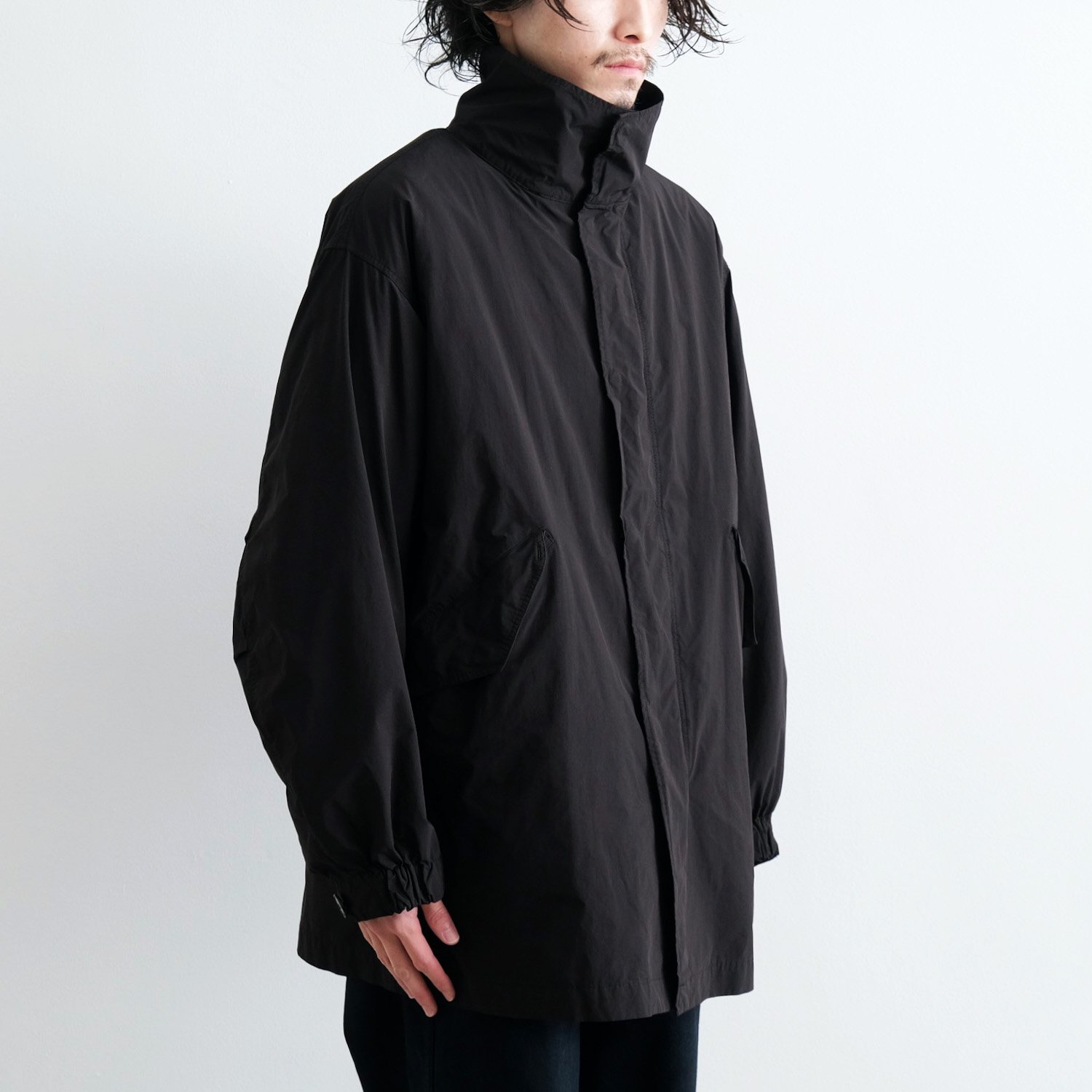 AIR WEATHER SHORT MODS COAT [BLACK] - WUNDER 大阪 セレクトショップ