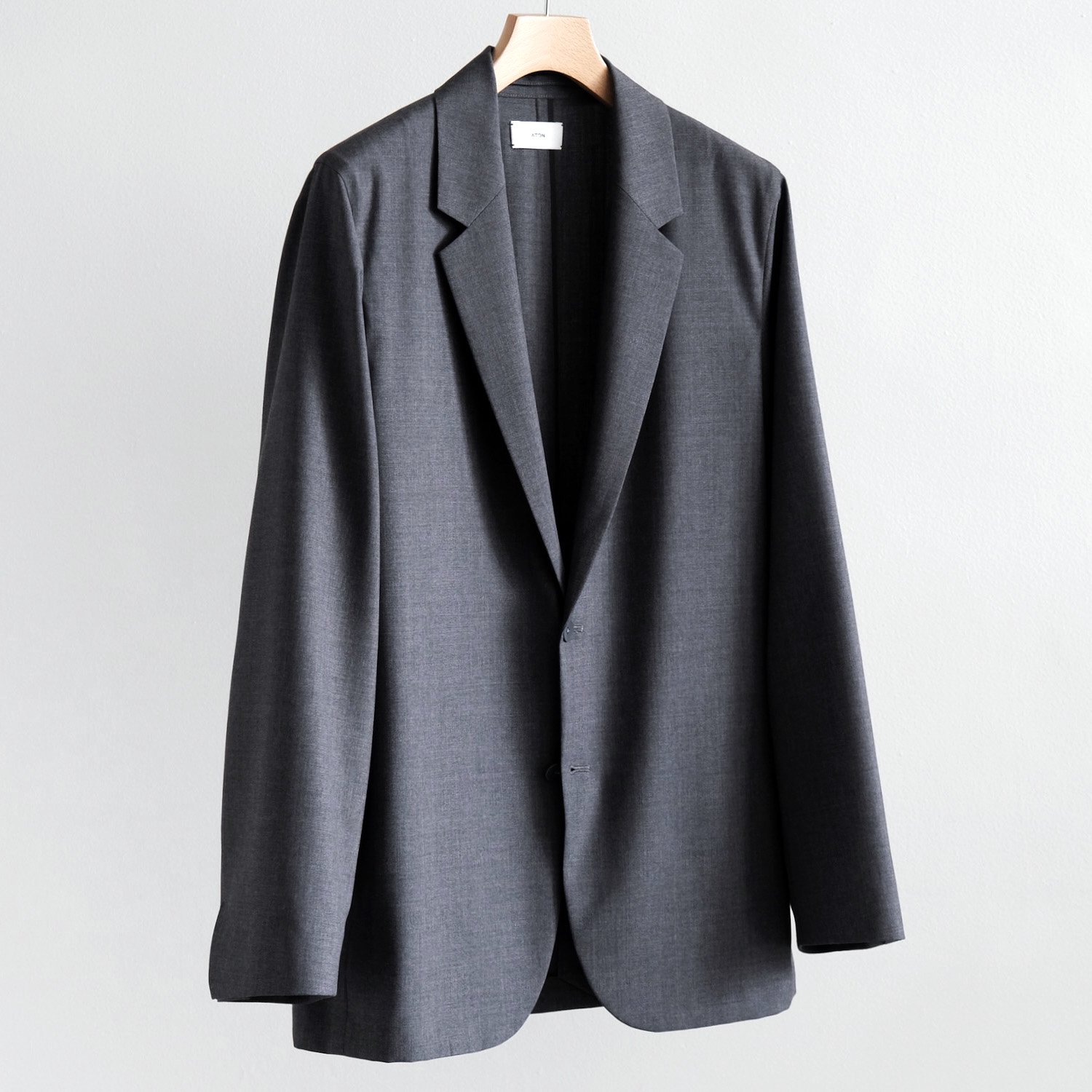 WOOL TROPICAL TAILORED JACKET [TOP GRAY]
