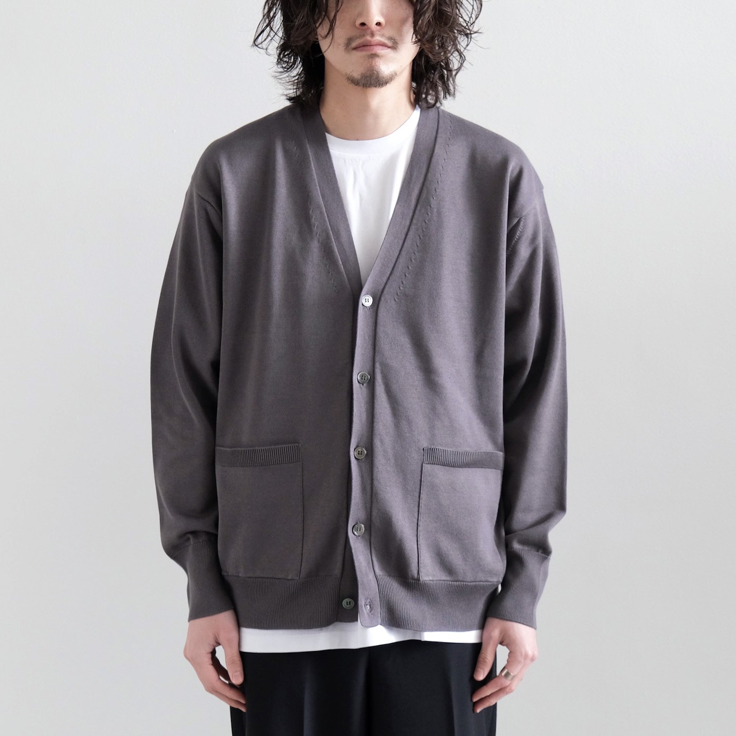 THE SEAISLAND COTTON CARDIGAN [GRAY] - WUNDER 大阪 セレクト 