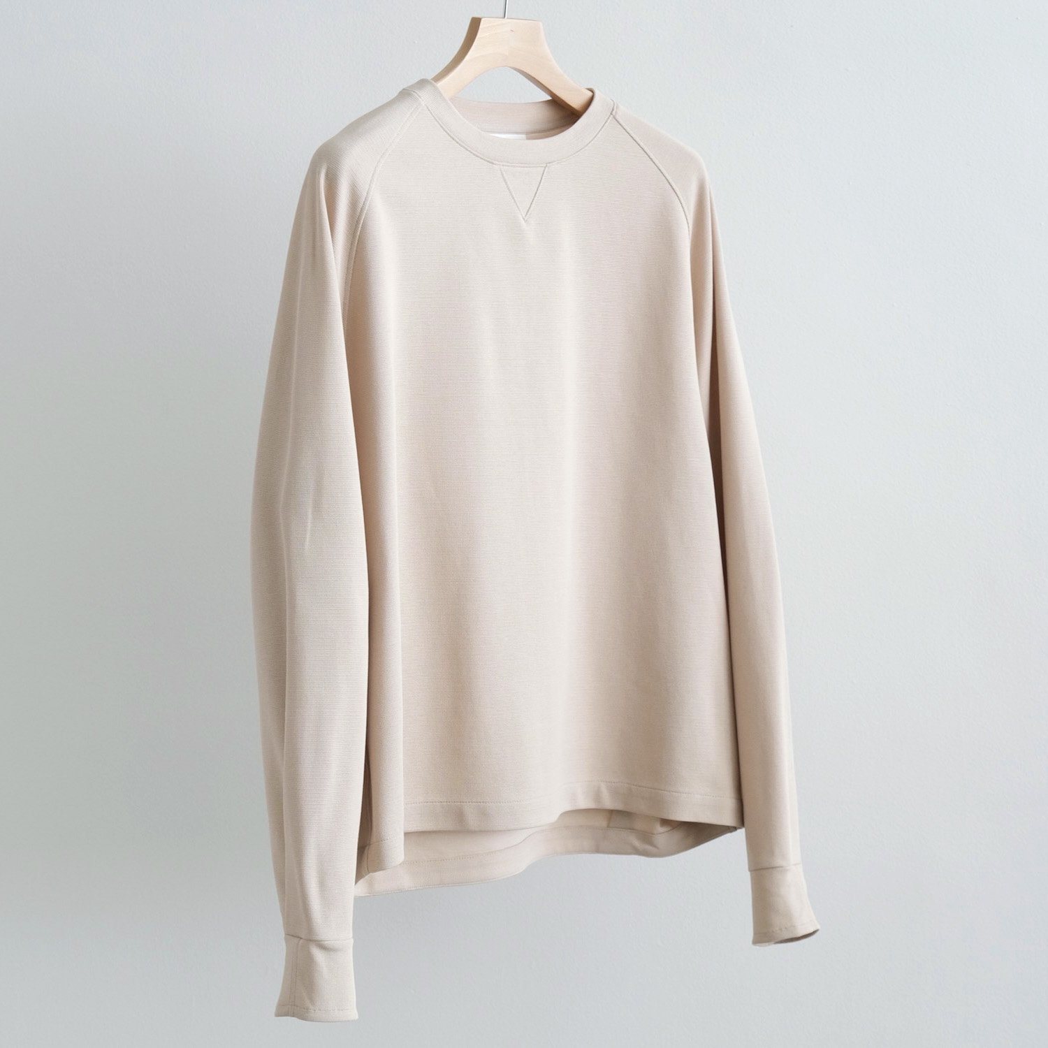 LONG SLEEVE RAGLAN SWEAT [ECRUGE] - WUNDER 大阪 セレクトショップ 