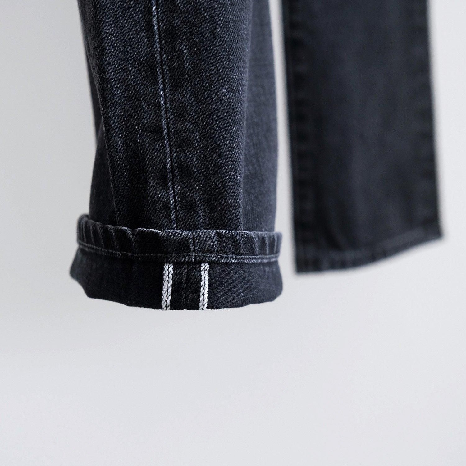 THE STRAIGHT JEAN TROUSERS [BLACK] - WUNDER 大阪 セレクト