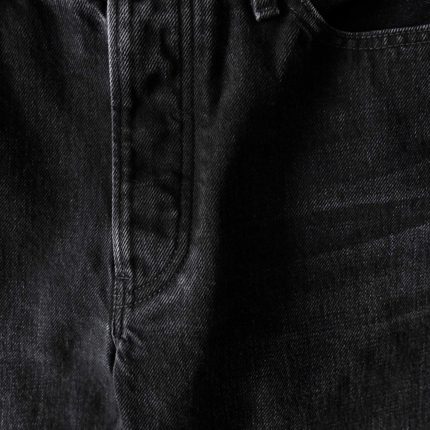 THE STRAIGHT JEAN TROUSERS [BLACK] - WUNDER 大阪 セレクト