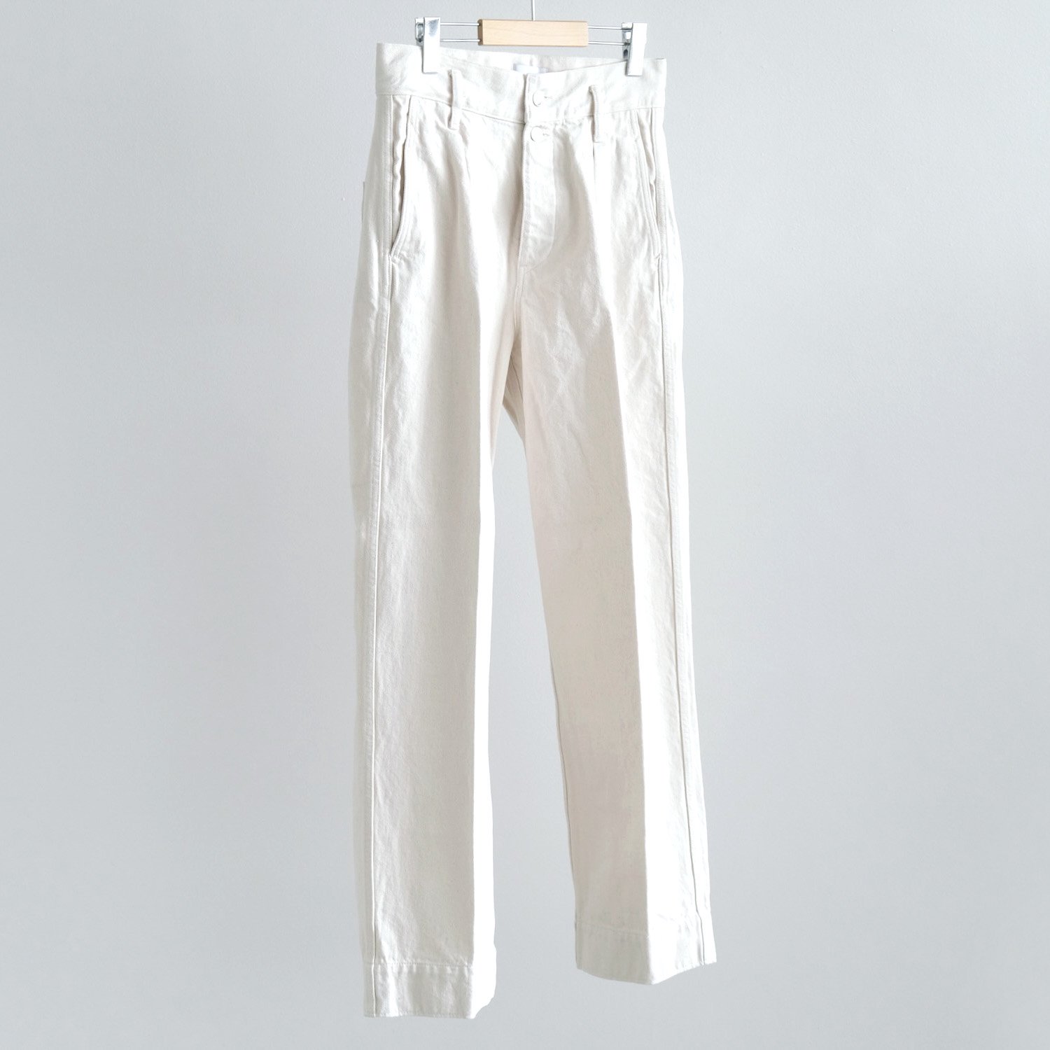 THE WIDE JEAN TROUSERS [RAW WHITE]