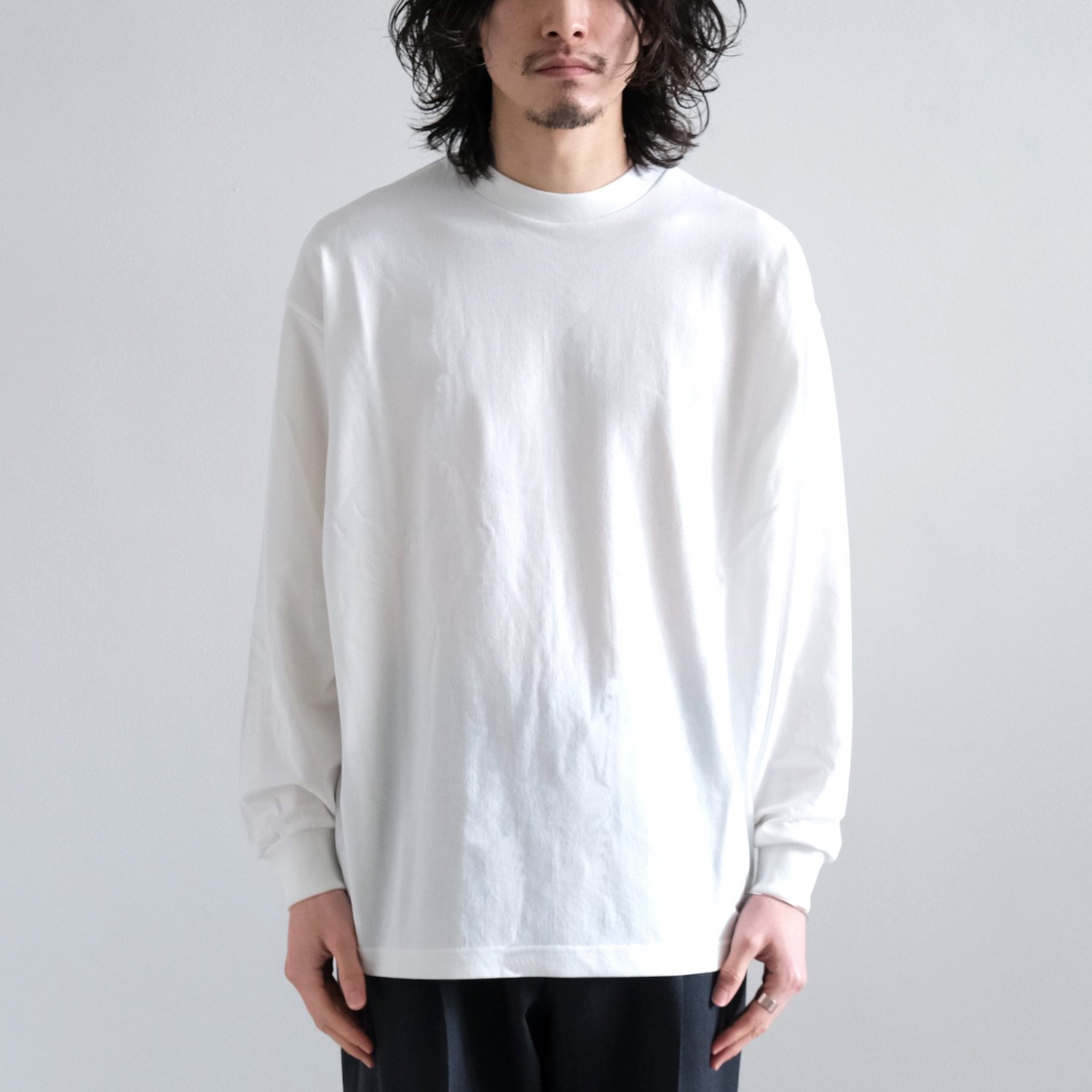 HARD TWIST BALANCE JERSEY TAPERED OVERSIZED LONG SLEEVE [BLUEWASH] - WUNDER  大阪 セレクトショップ 大阪梅田中崎町 オンラインストア 正規取扱い 通販可能