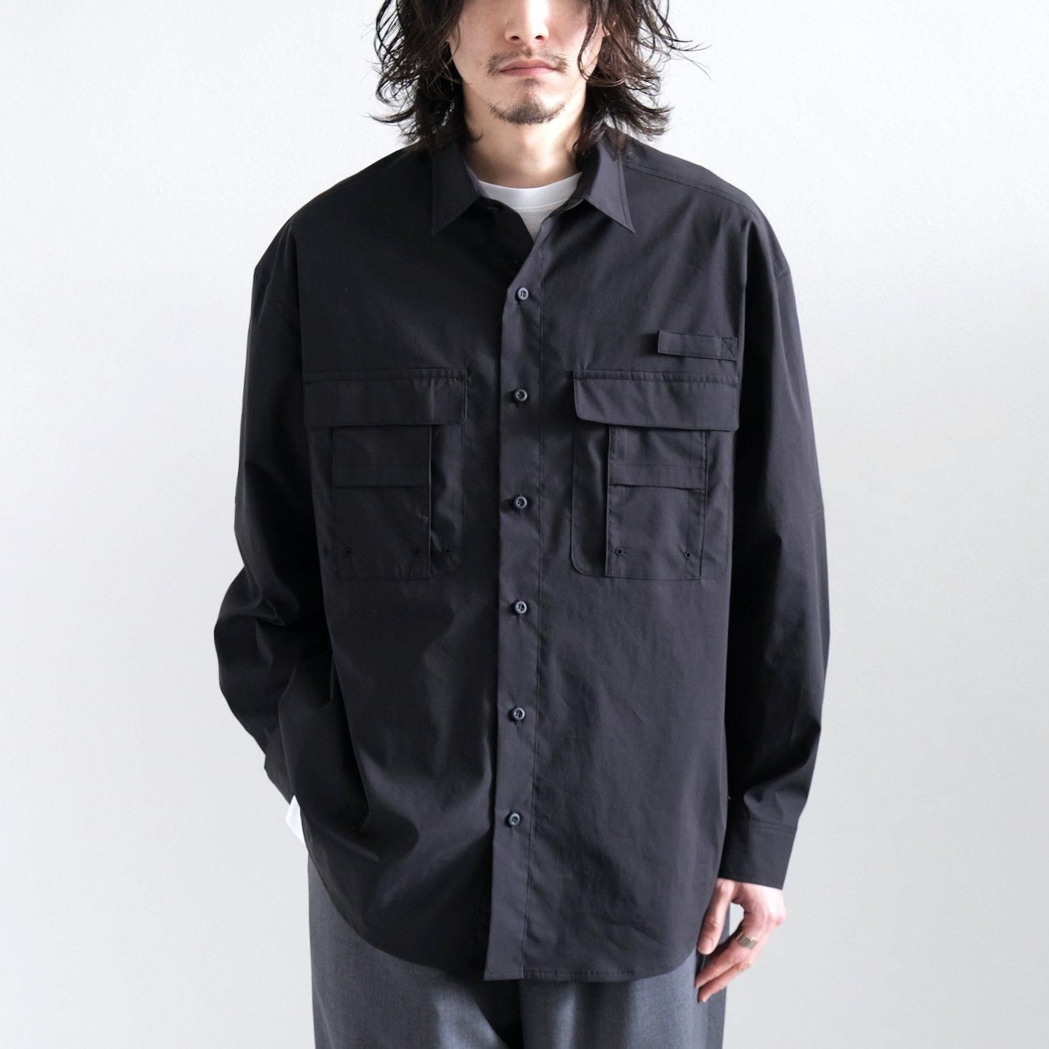 ENGINEER POCKET SHIRTS [BLACK]