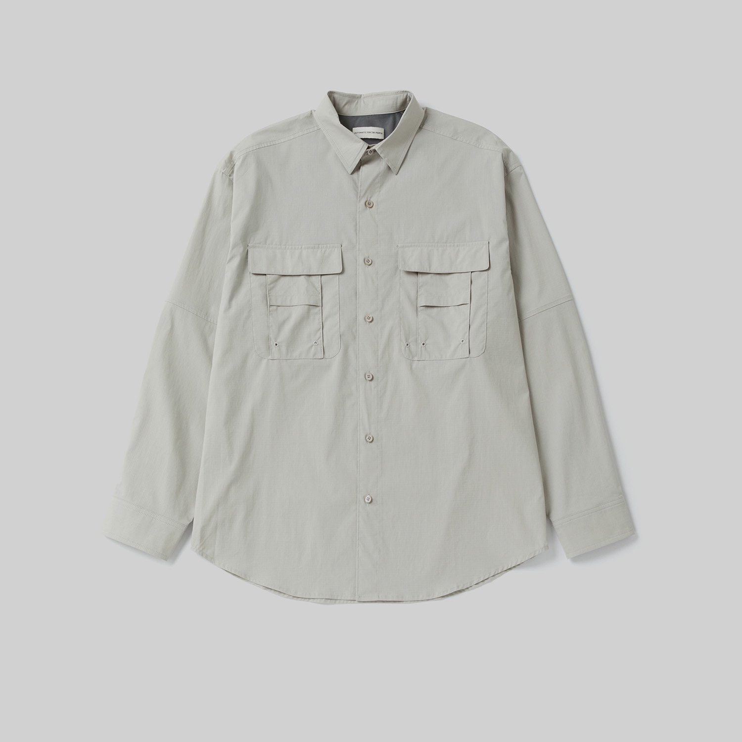 ENGINEER POCKET SHIRTS [LIGHT GRAY]