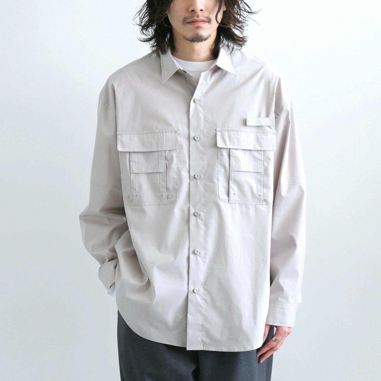 ENGINEER POCKET SHIRTS [LIGHT GRAY]