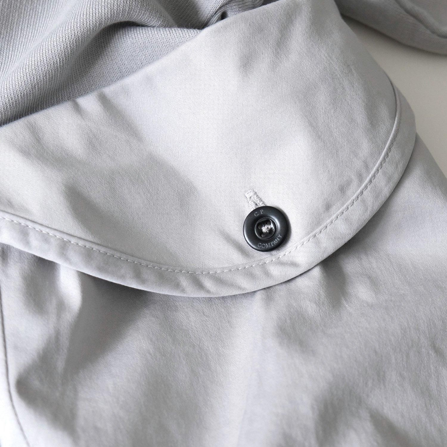 COTTON FLEECE MIXED CREW NECK SWEATSHIRT [DRIZZLE GREY