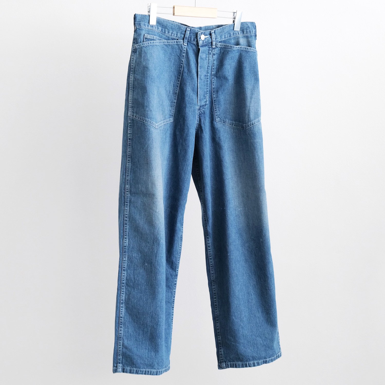 MILITARY DENIM VWASH [FADE INDIGO] - WUNDER 大阪 セレクトショップ 