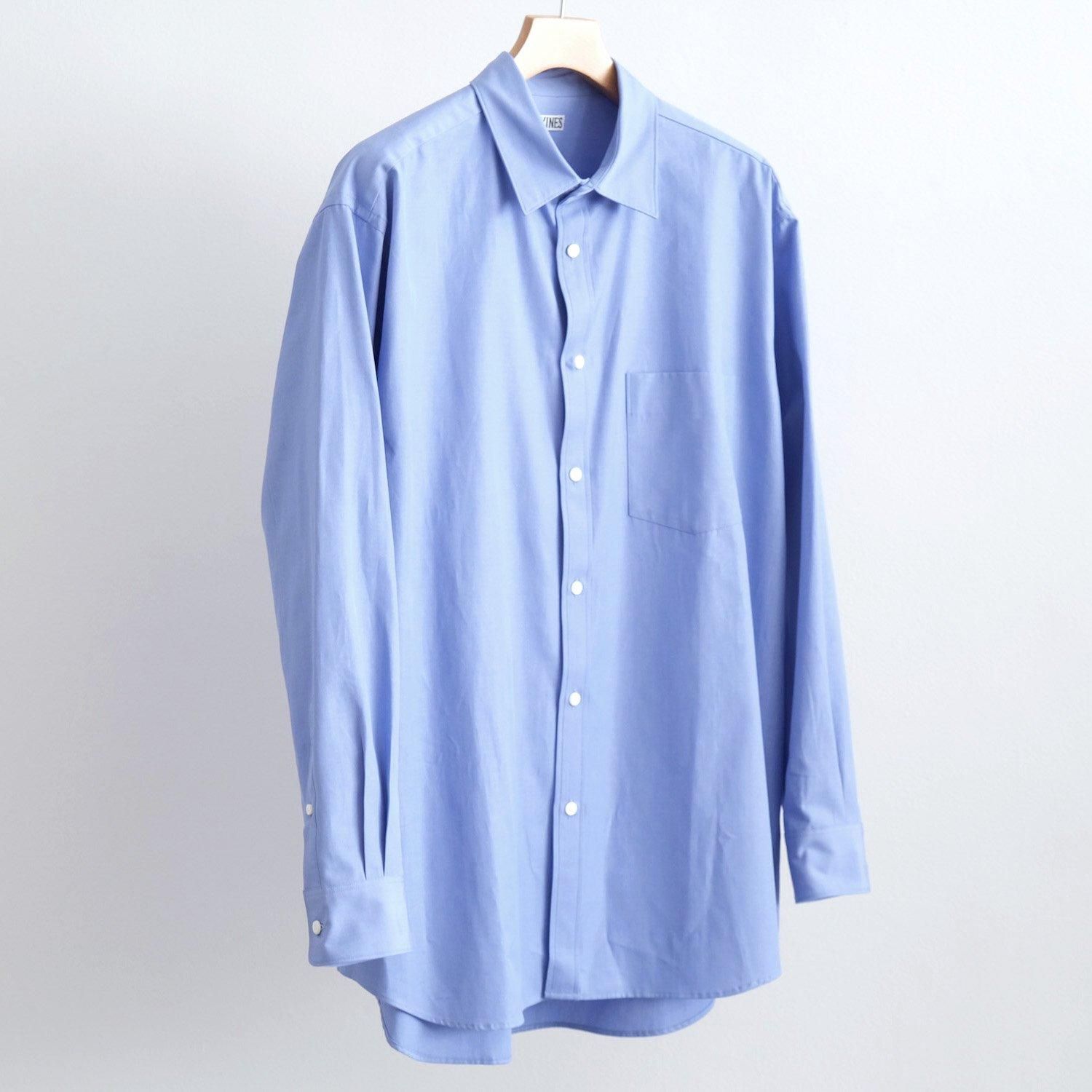 トップス RAKINES 24SS SIMPSON'S POPLIN R SHIRT SIMPSON'S POPLIN R SHIRT [WEDGEWOOD BLUE] - WUNDER 大阪