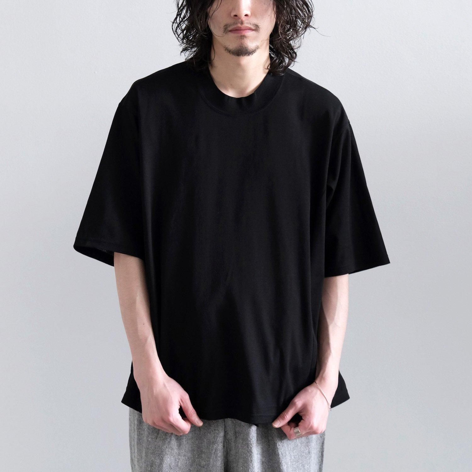 SIDE POCKETED T-SHIRT [BLACK] - WUNDER 大阪 セレクトショップ