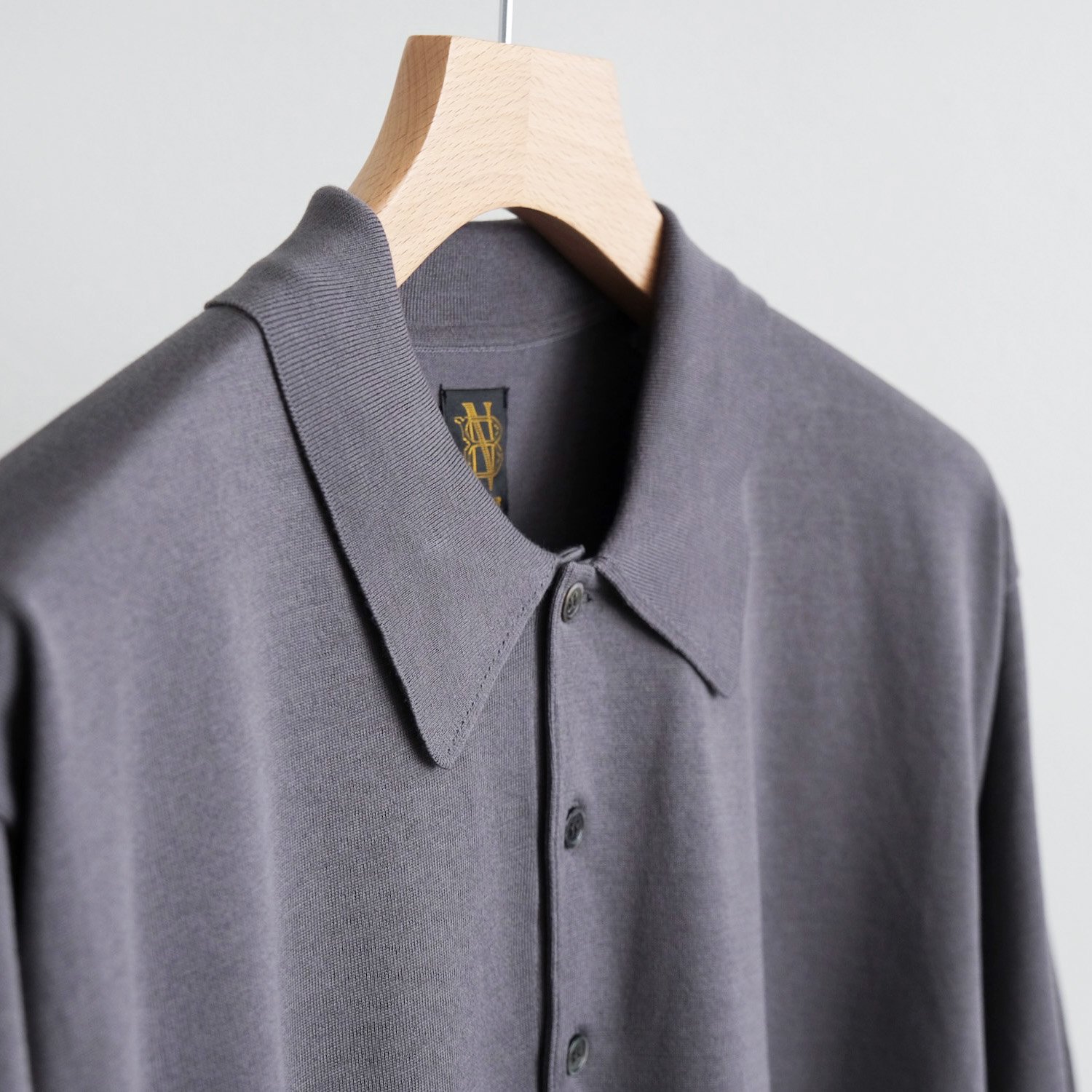 THE SEAISLAND COTTON HIGH GAUGE POLO S/S [GRAY] - WUNDER 大阪 セレクトショップ  大阪梅田中崎町 オンラインストア 正規取扱い 通販可能