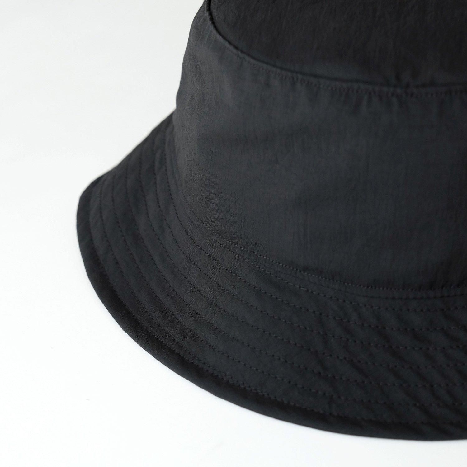 NYLON RIPSTOP FLAT HAT [BLACK] - WUNDER 大阪 セレクト