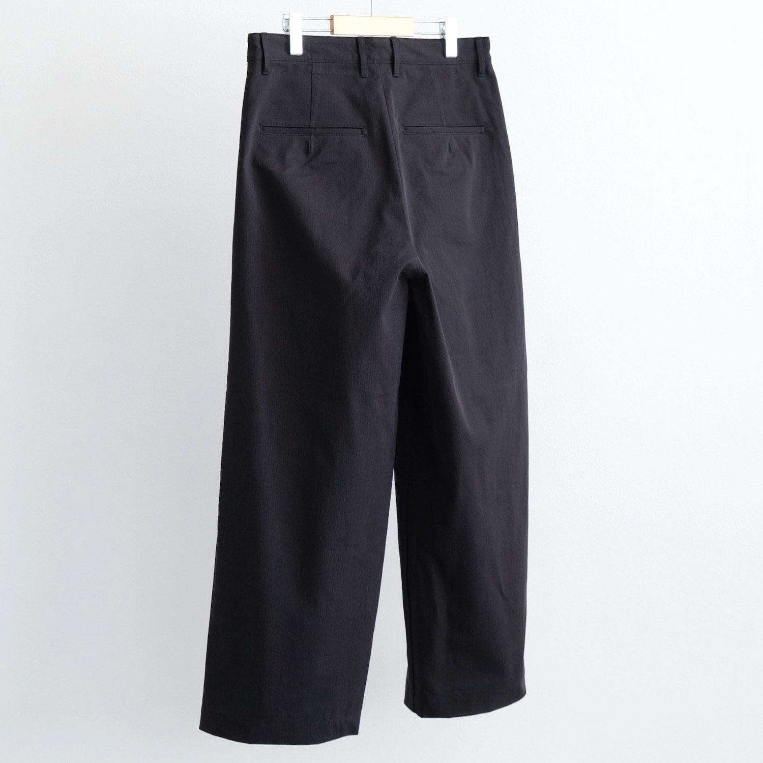 COTTON TWILL WORK PANTS [BLACK] - WUNDER 大阪 セレクトショップ 大阪梅田中崎町 オンラインストア 正規取扱い  通販可能