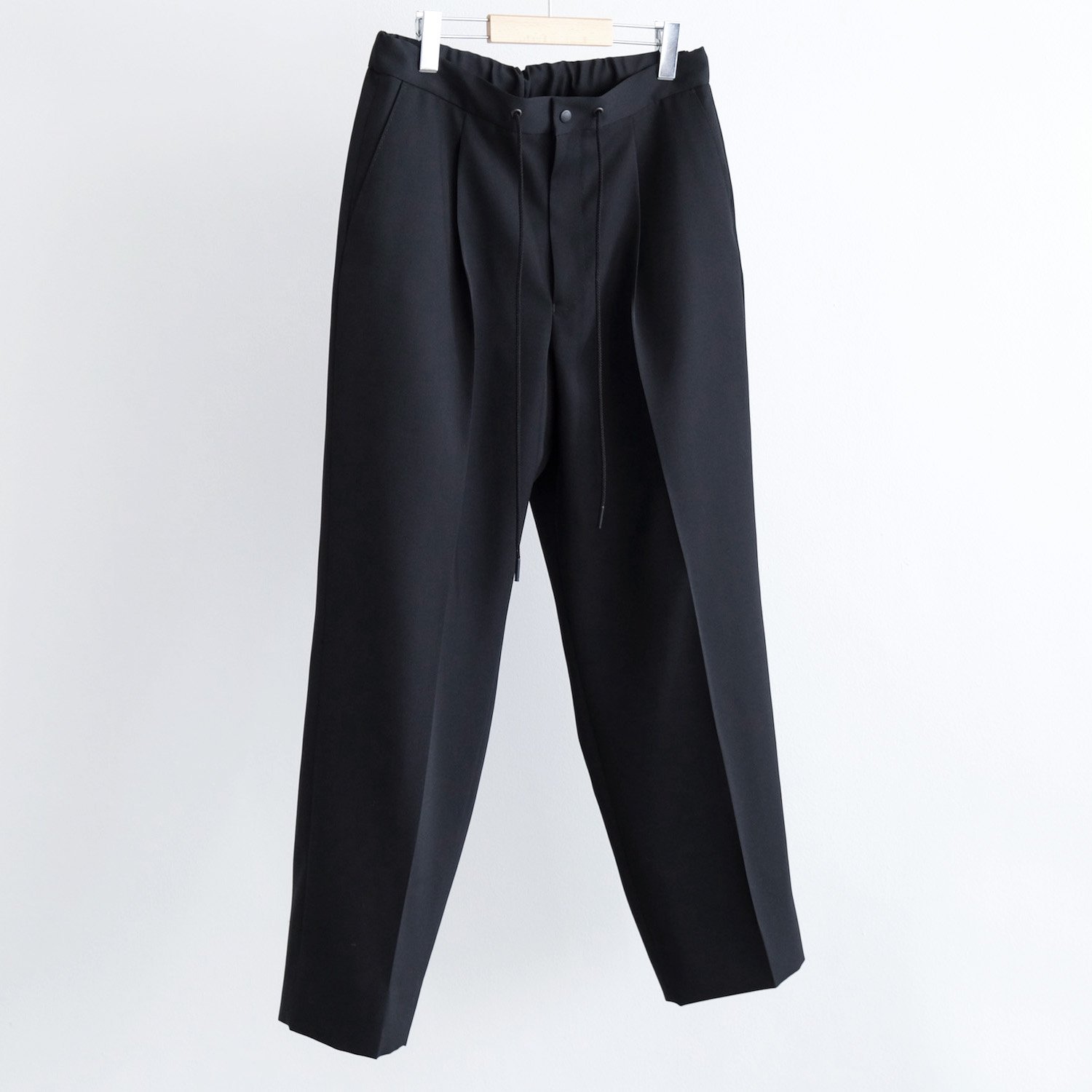 THE EASY SLACKS WIDE [BLACK]