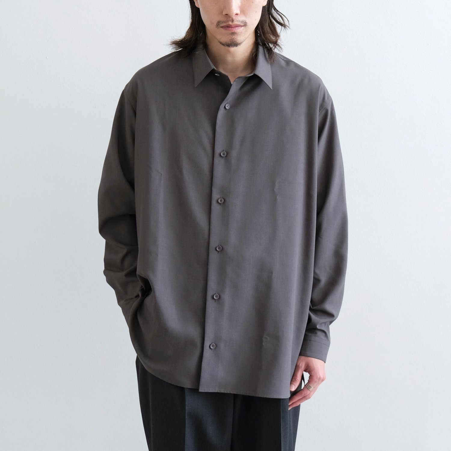 THE PERFECT SHIRT [GRAY] - WUNDER 大阪 セレクトショップ 大阪梅田中崎町 オンラインストア 正規取扱い 通販可能