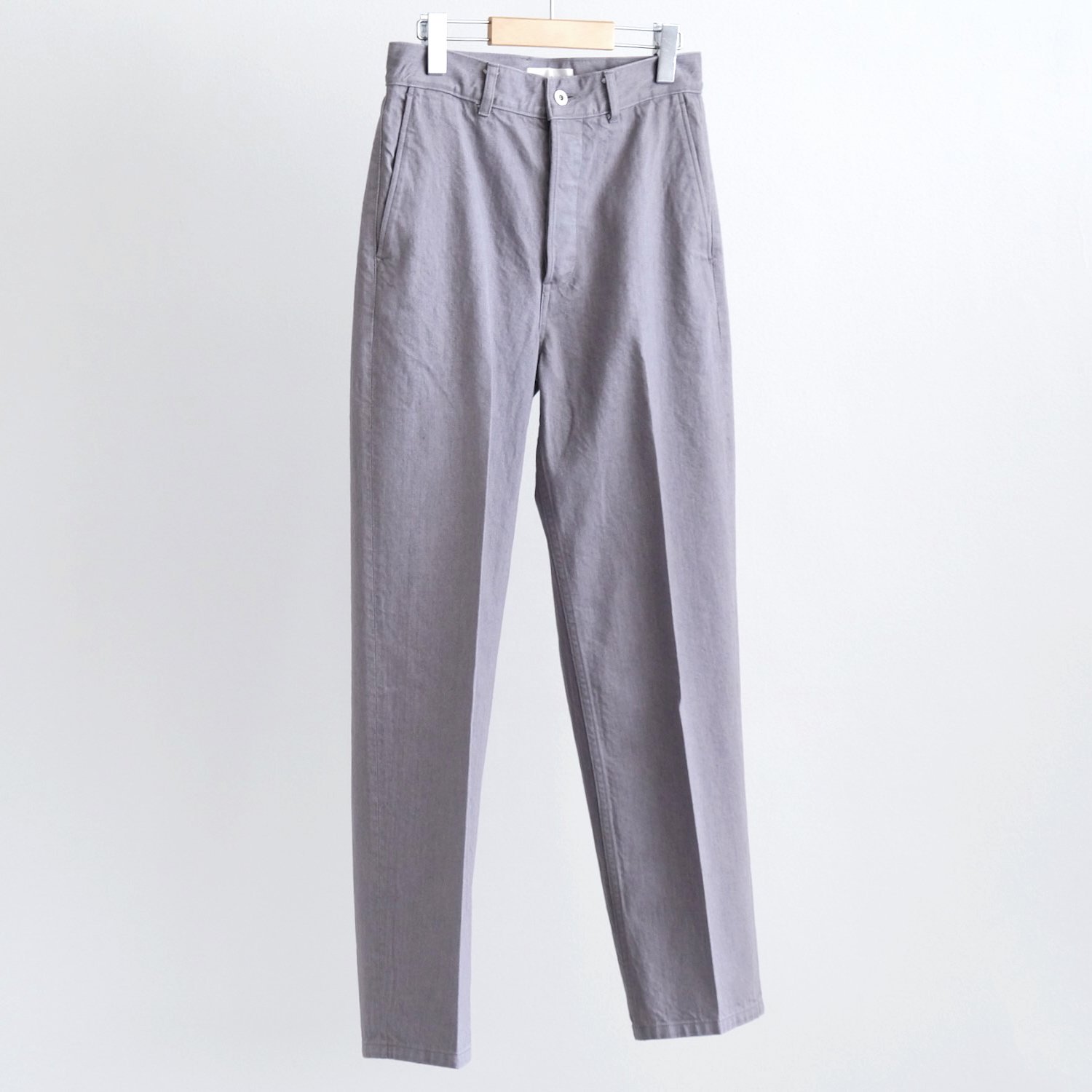 DENIM SLACKS [GRAY]