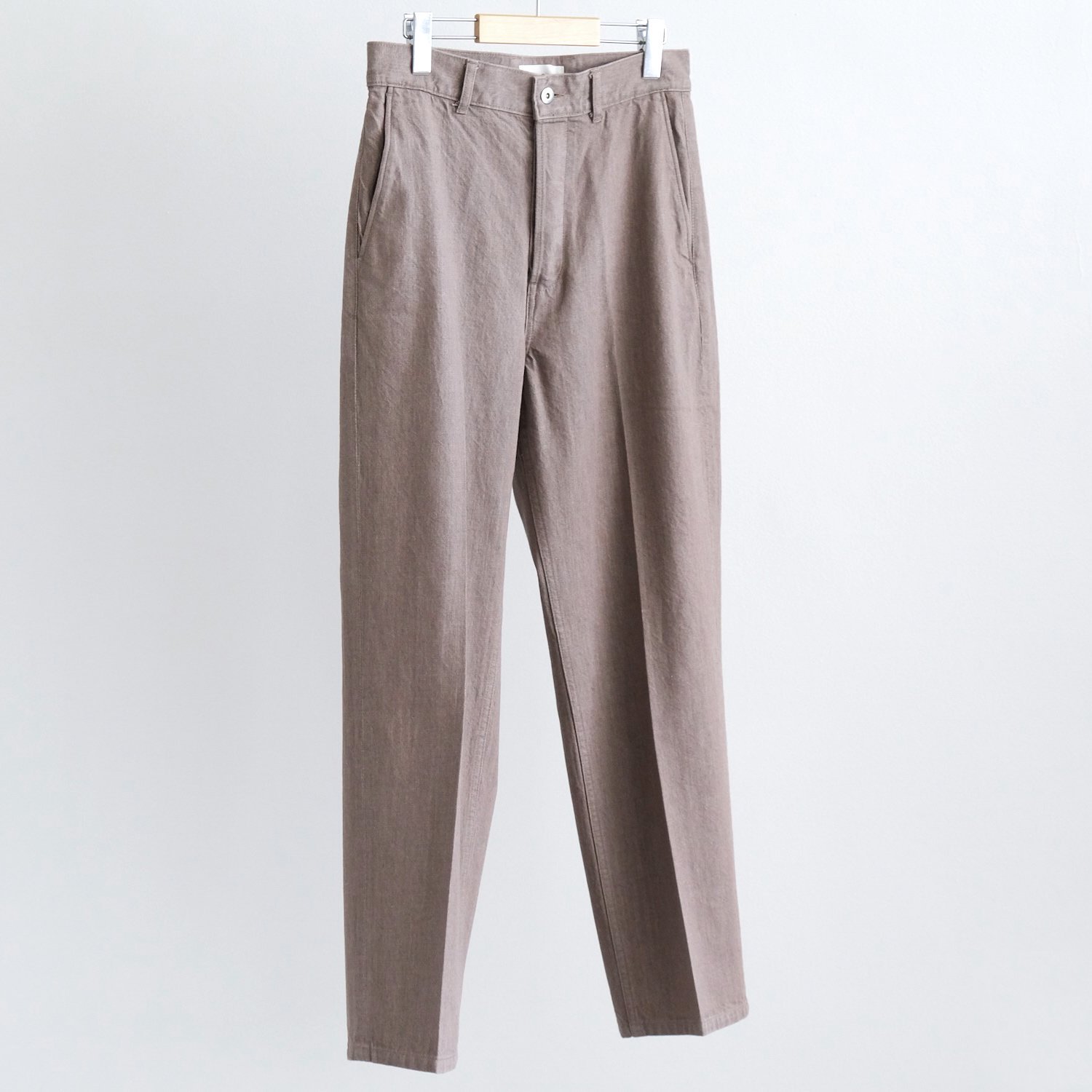 DENIM SLACKS [BEIGE]