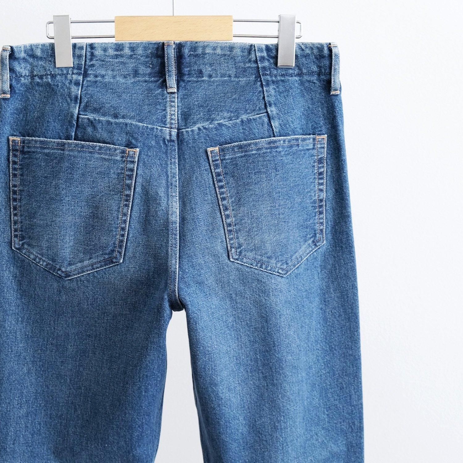STRAIGHT JEAN TROUSERS [VINTAGE BLUE] - WUNDER 大阪 セレクト
