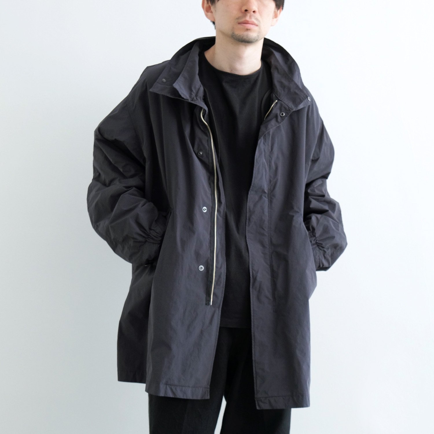 AIR WEATHER SHORT MODS COAT [CHARCOAL GRAY] - WUNDER 大阪 セレクトショップ 大阪梅田中崎町  オンラインストア 正規取扱い 通販可能