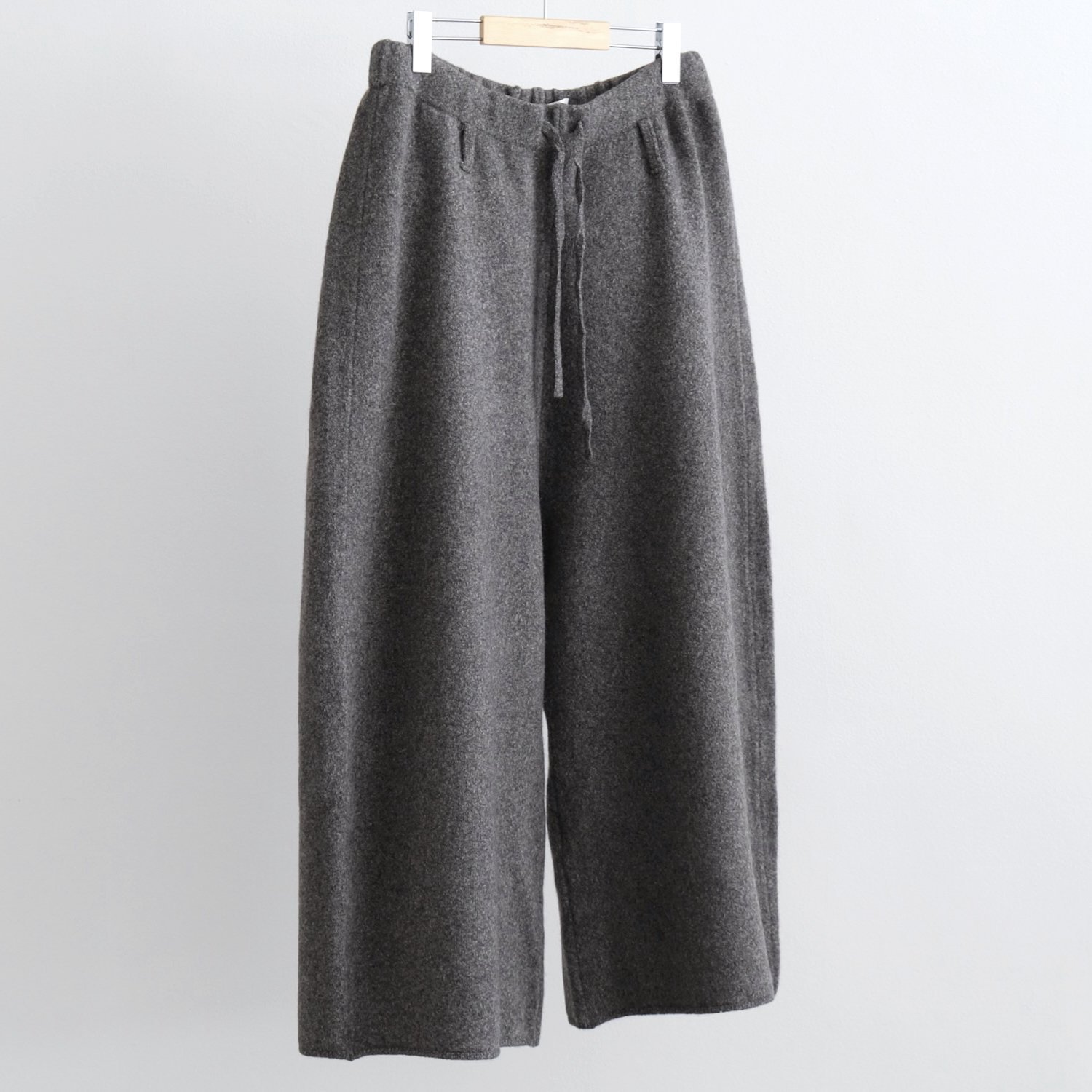 HEAVY OZ WOOL YAK KNIT KNIT PANTS EXTRA WIDE [YAK NATURALTOP GRAY]