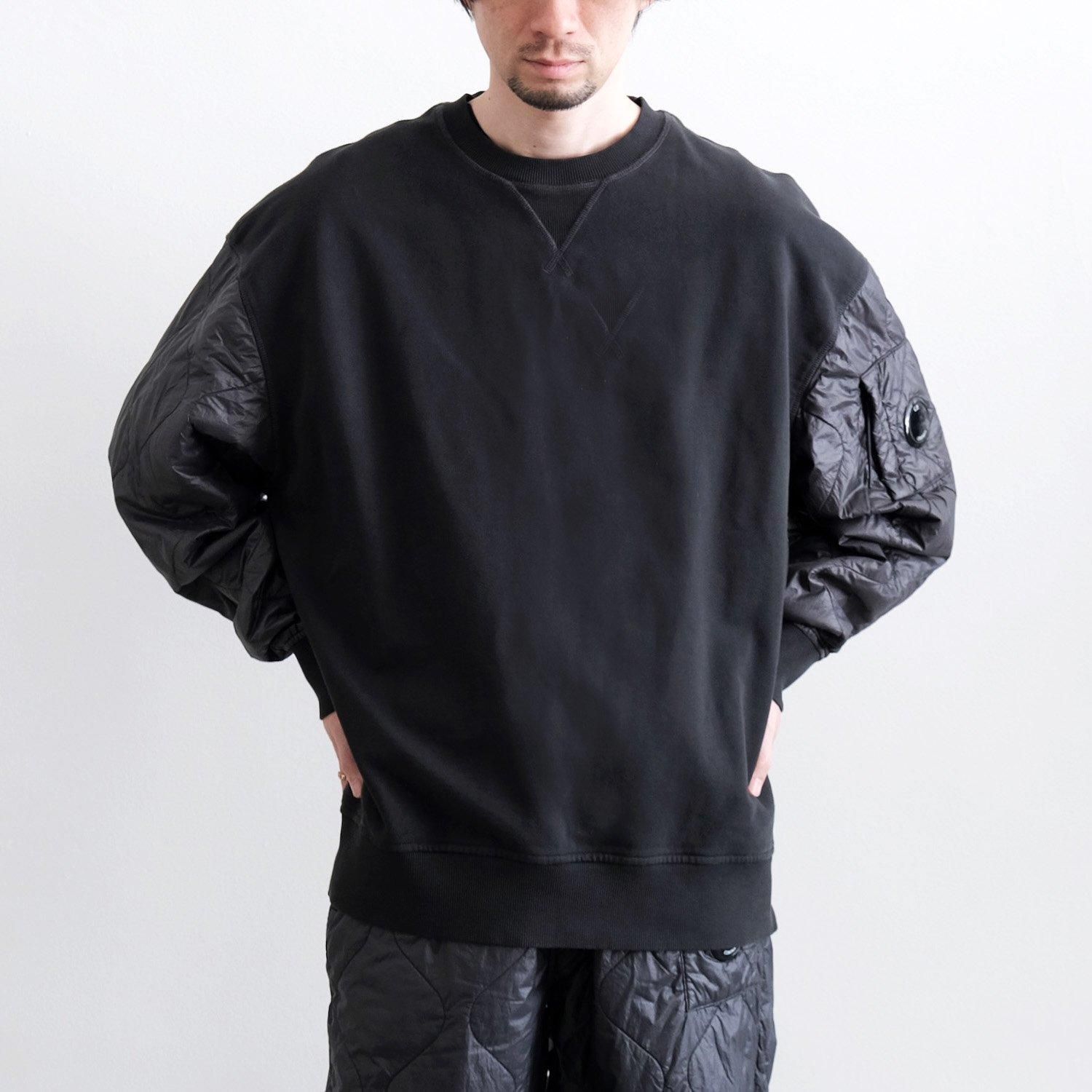 【冬バーゲン★特別送料無料！】 RAISED DIAGONAL FLEECE SWEATSHIRT NECK CREW QUILTED MIXED その他
