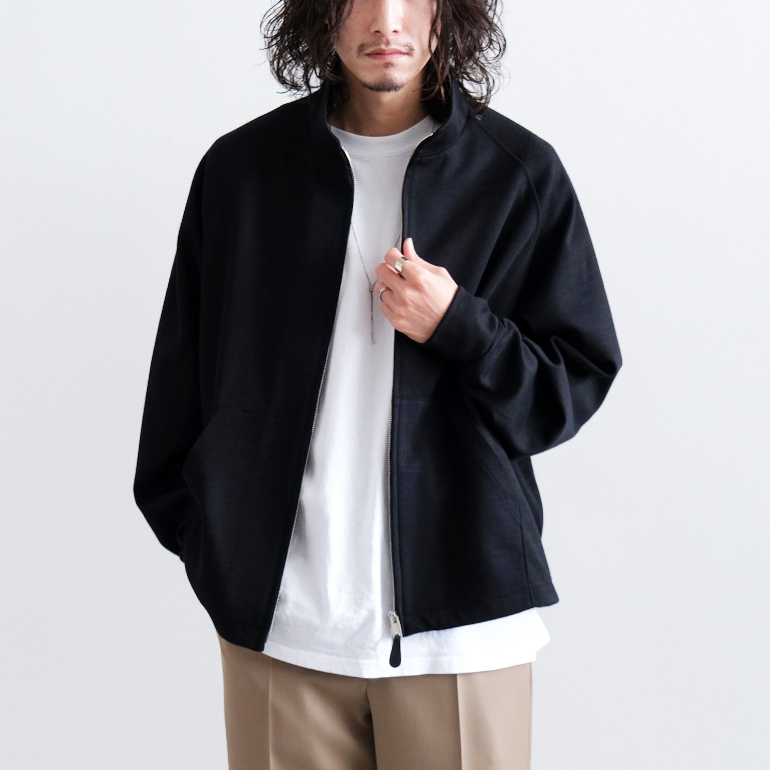 TRACK JACKET [BLACK] - WUNDER 大阪 セレクトショップ 大阪梅田中崎町 オンラインストア 正規取扱い 通販可能