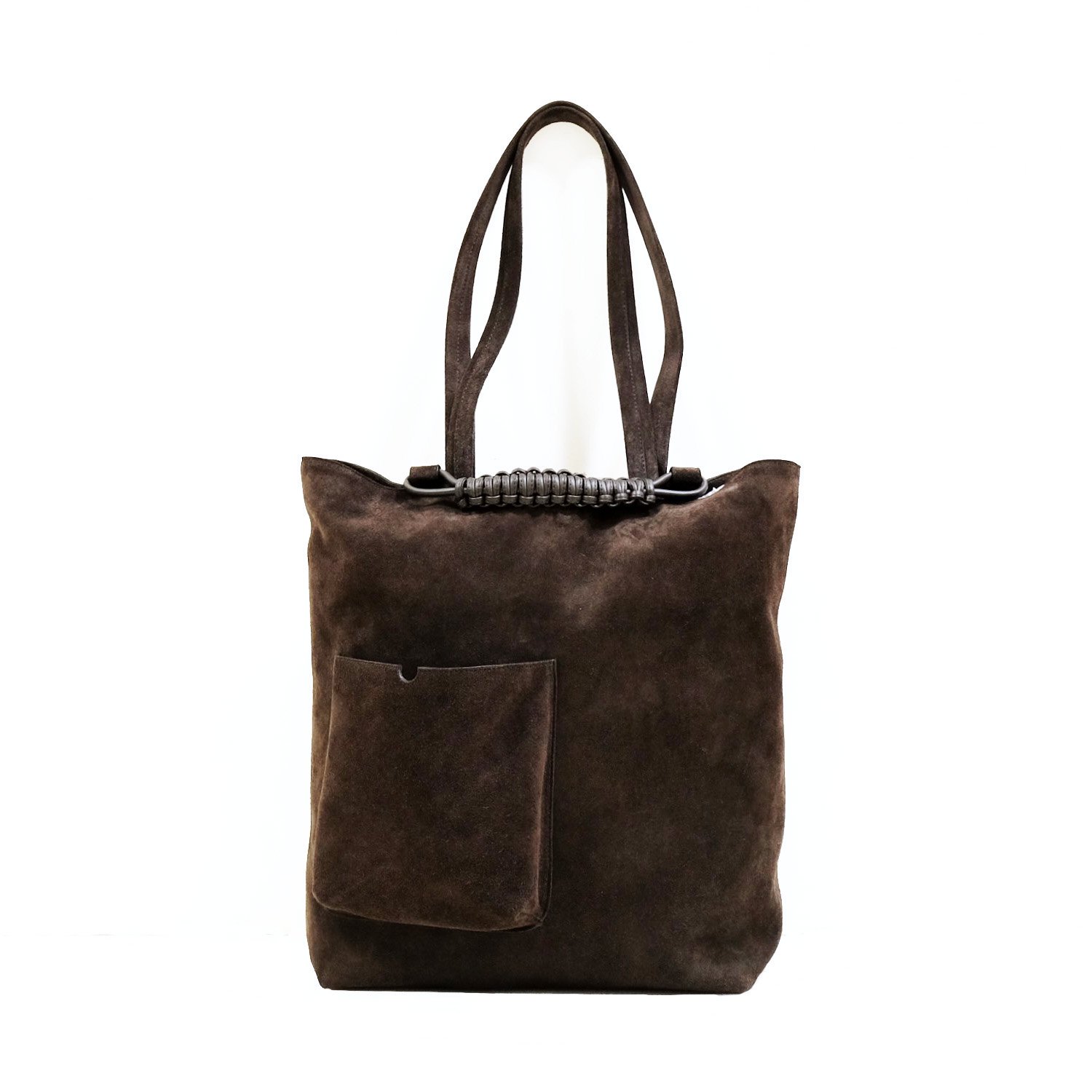 PAZAR BOOK TOTE SUEDE [VELVET BROWN]