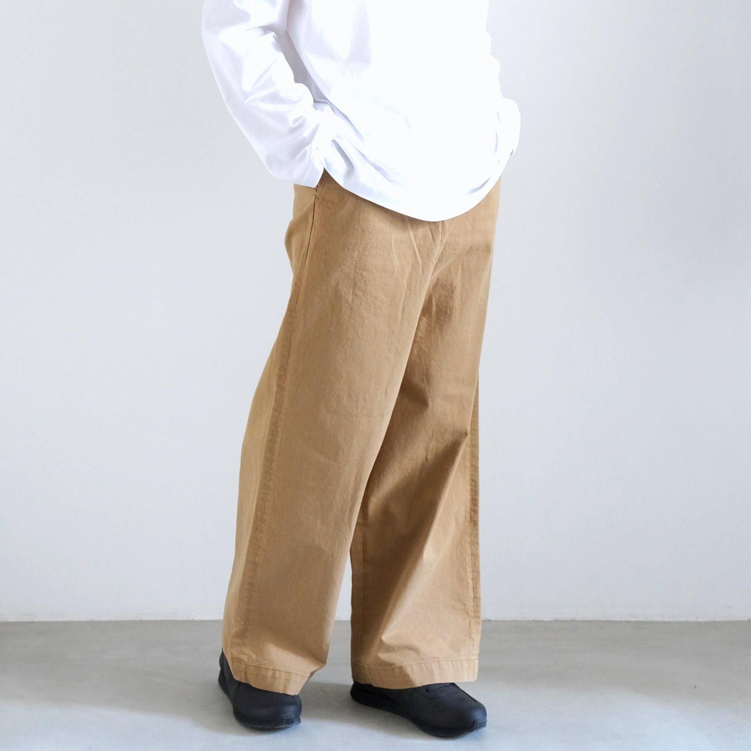 SUPER LOOSE CHINO PANTS [BEIGE]