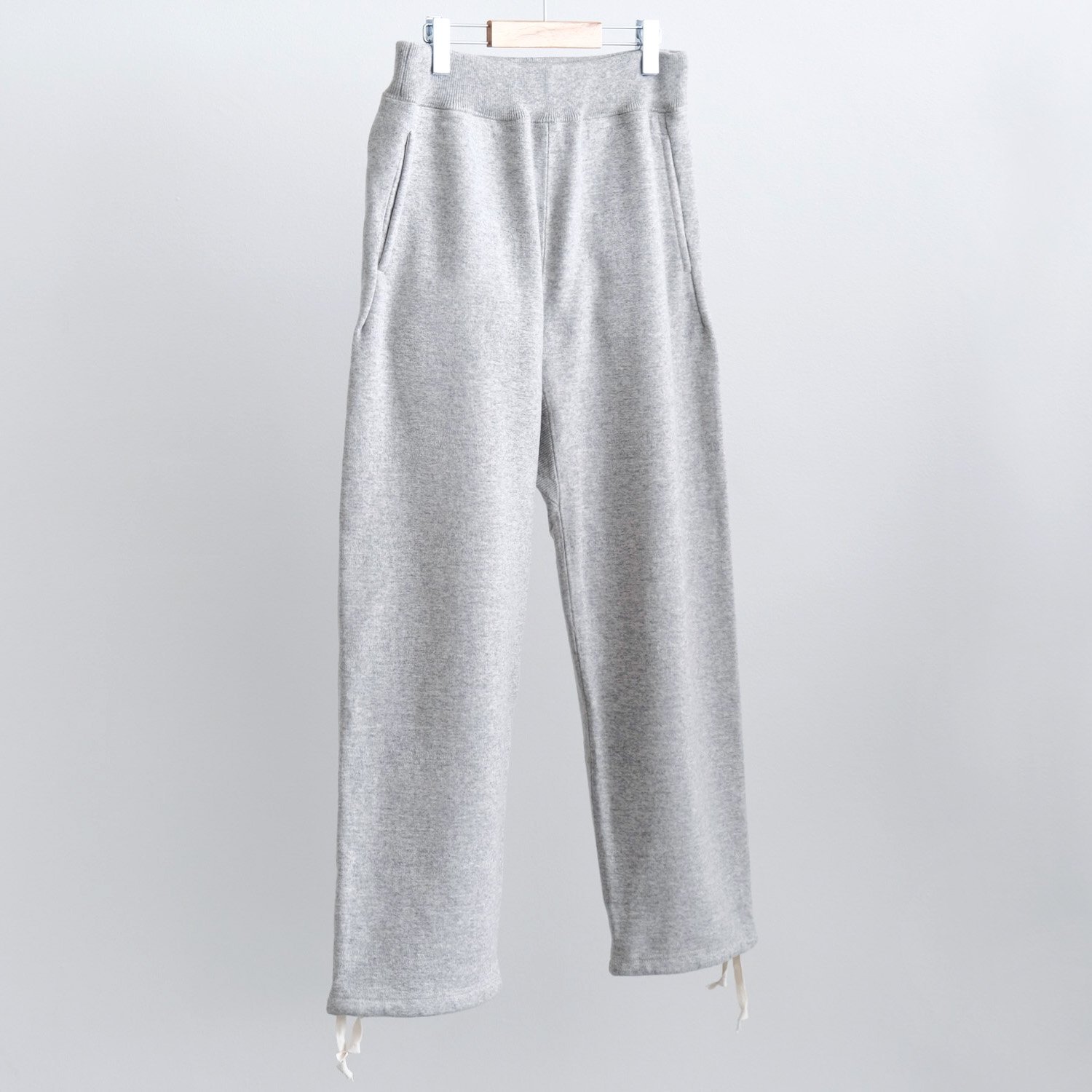 WOOL FRENCH TERRY TRUCK PANTS [LIGHT GRAY]