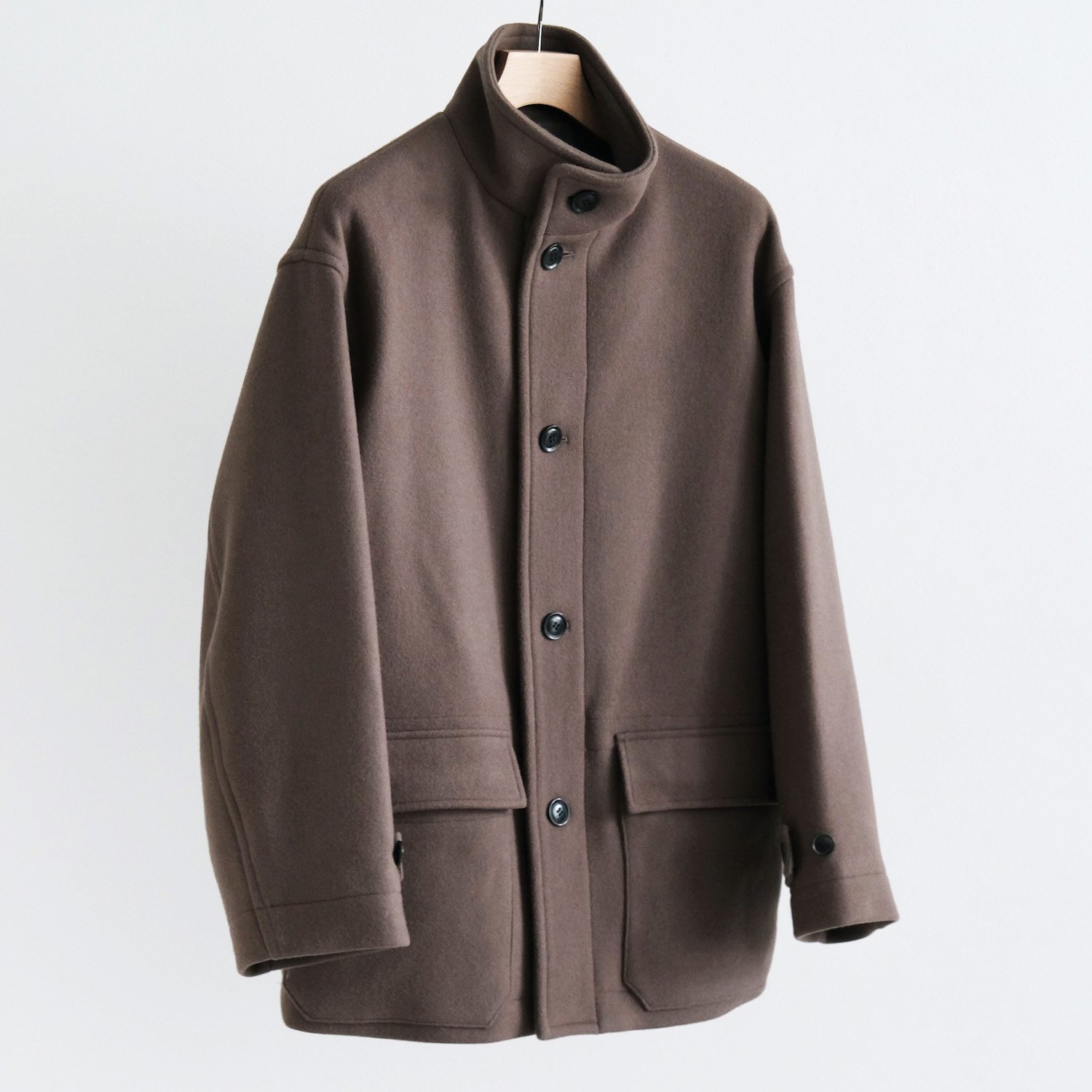 MELTON HALF COAT [MOCA]