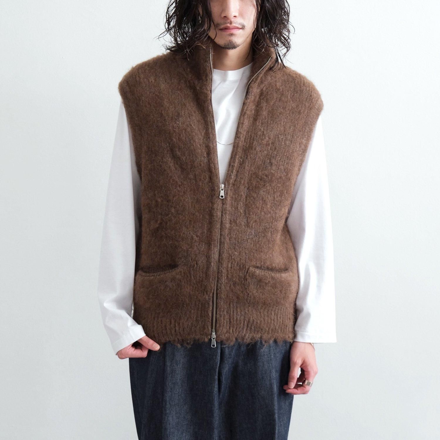 ʤҤäȤ JIP VEST [BROWN]
