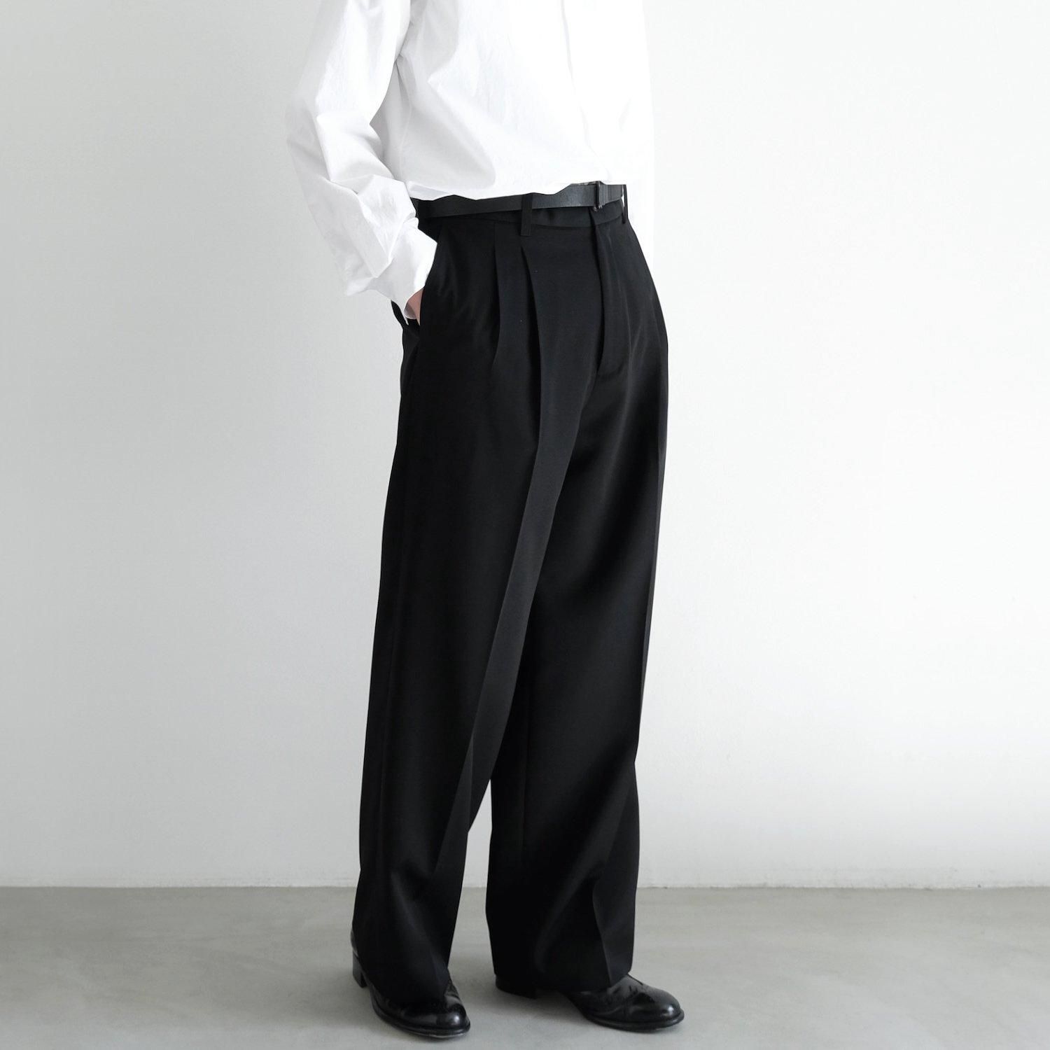 海外並行輸入正規品 TROUSERS WIDE LONG [BLACK] セレクトショップ 大阪 WUNDER - パンツ