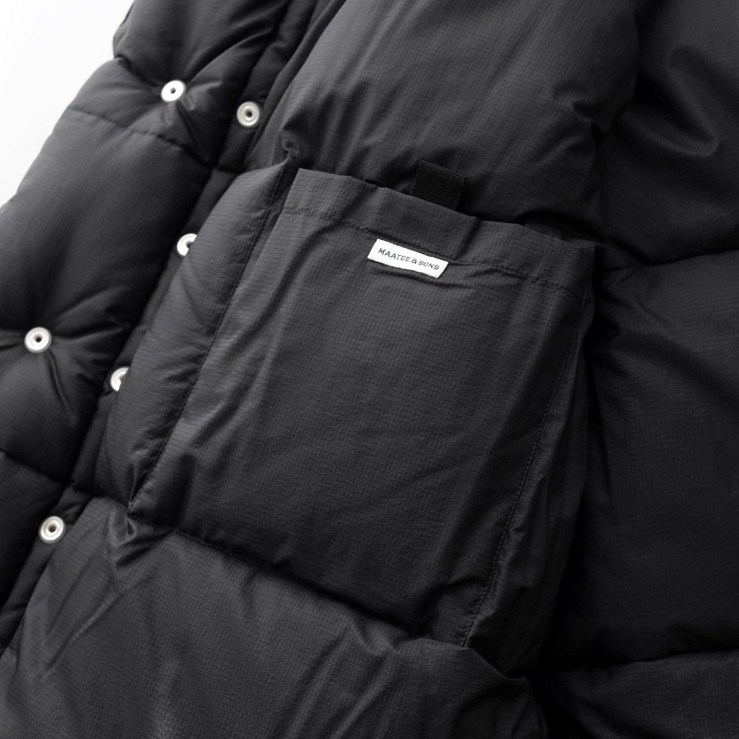 ジャケット・アウター 24aw MAATEE&SONS DOWN VEST BLK 2 24aw MAATEE&SONS DOWN VEST BLK 2