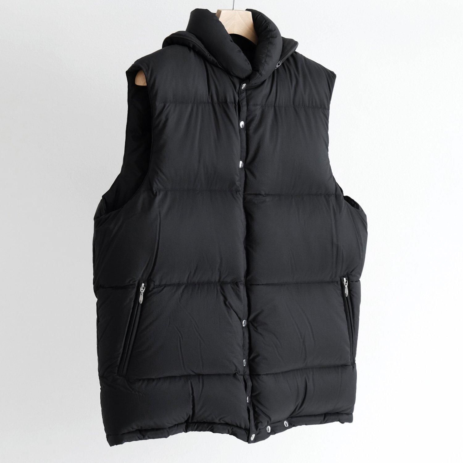 DOWN VEST [BLACK]