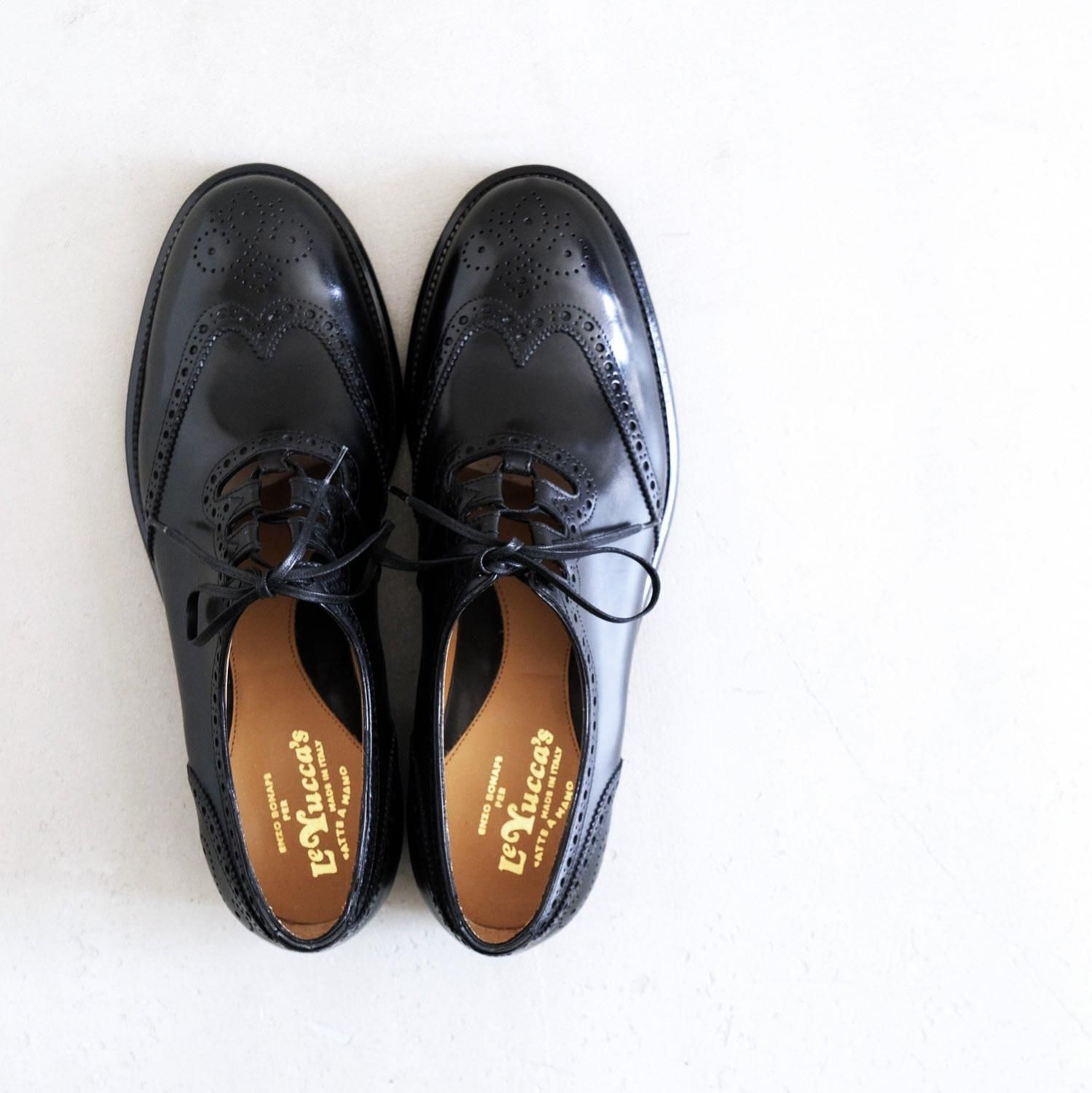 GHILLIE SHOES [BLACK/Freudenberg Box Calf] - WUNDER 大阪