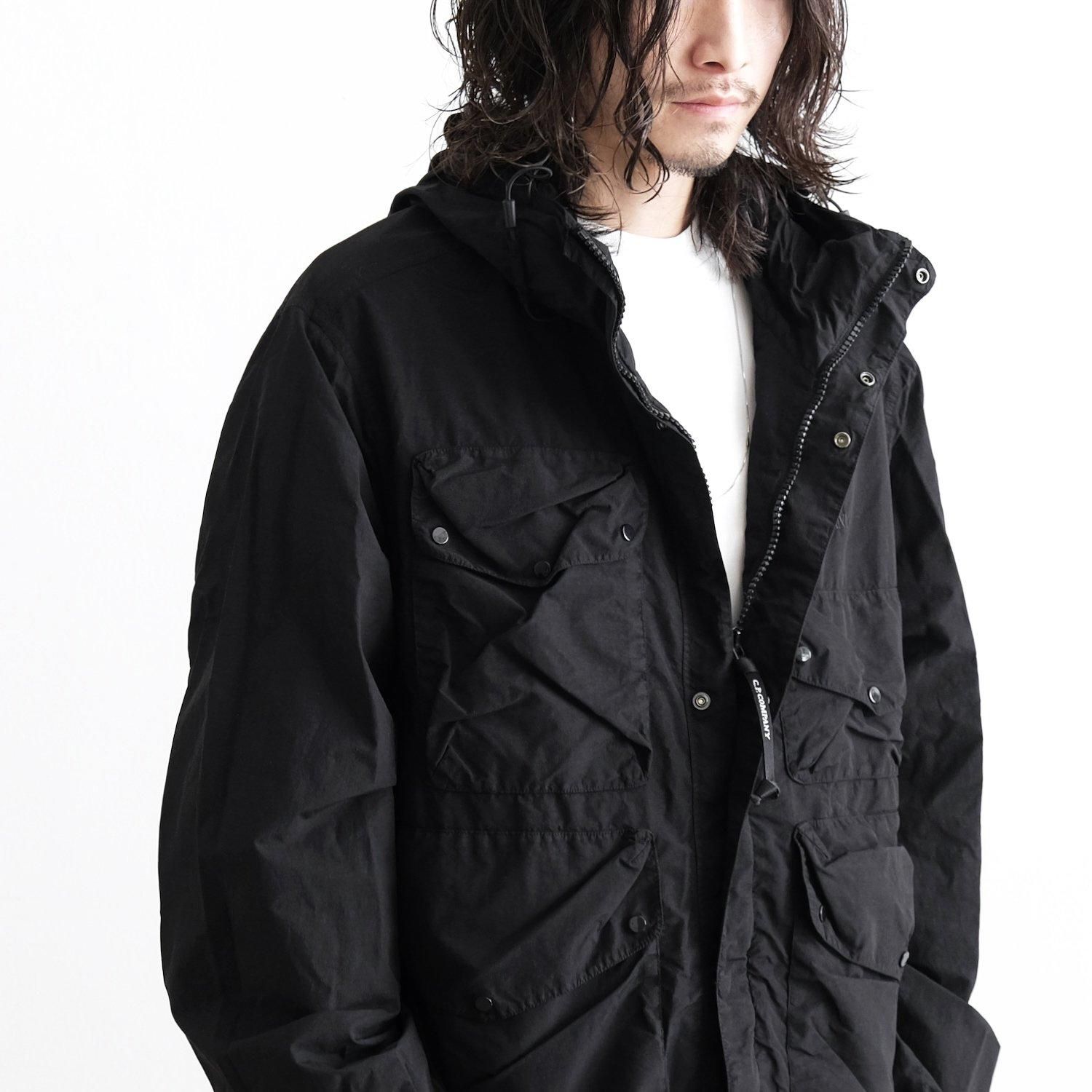 FLATT NYLON GOGGLE MEDIUM JACKET[BLACK] - WUNDER 大阪