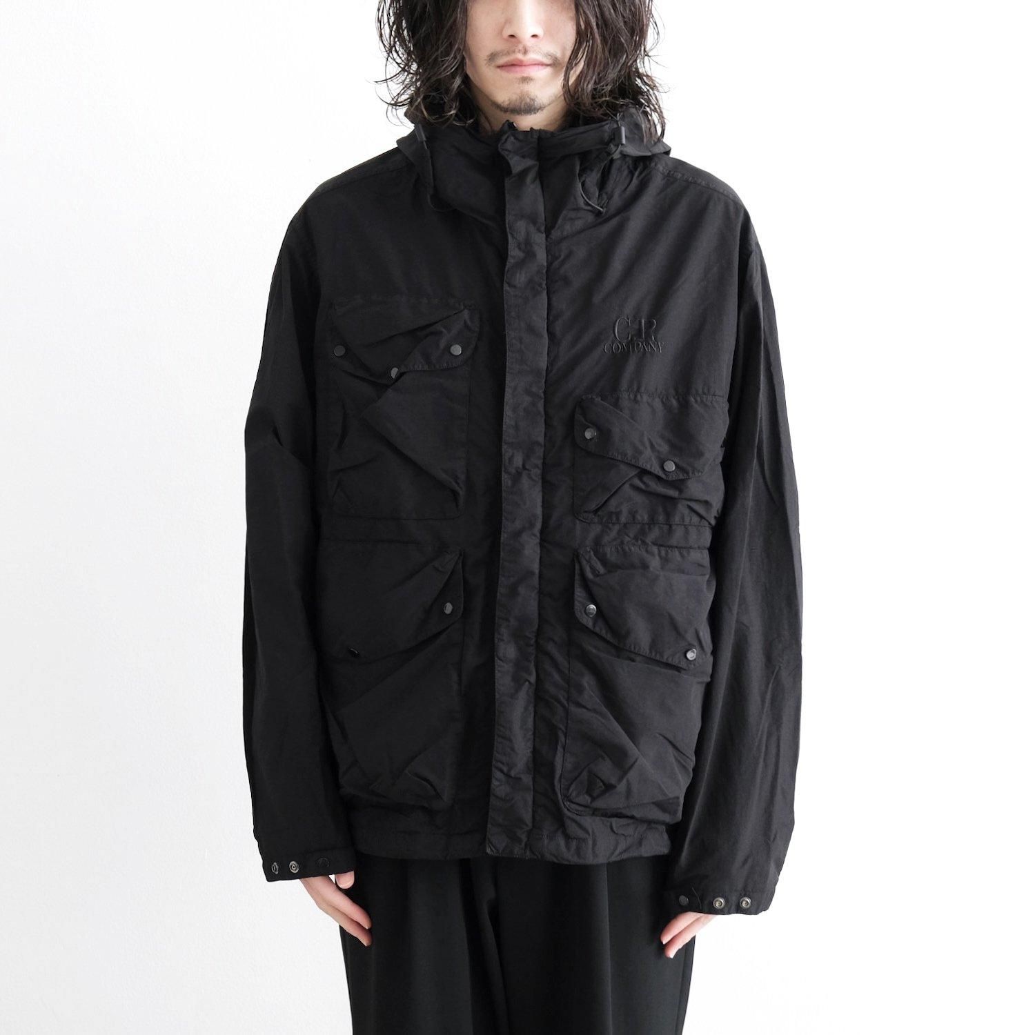 FLATT NYLON GOGGLE MEDIUM JACKET[BLACK] - WUNDER 大阪