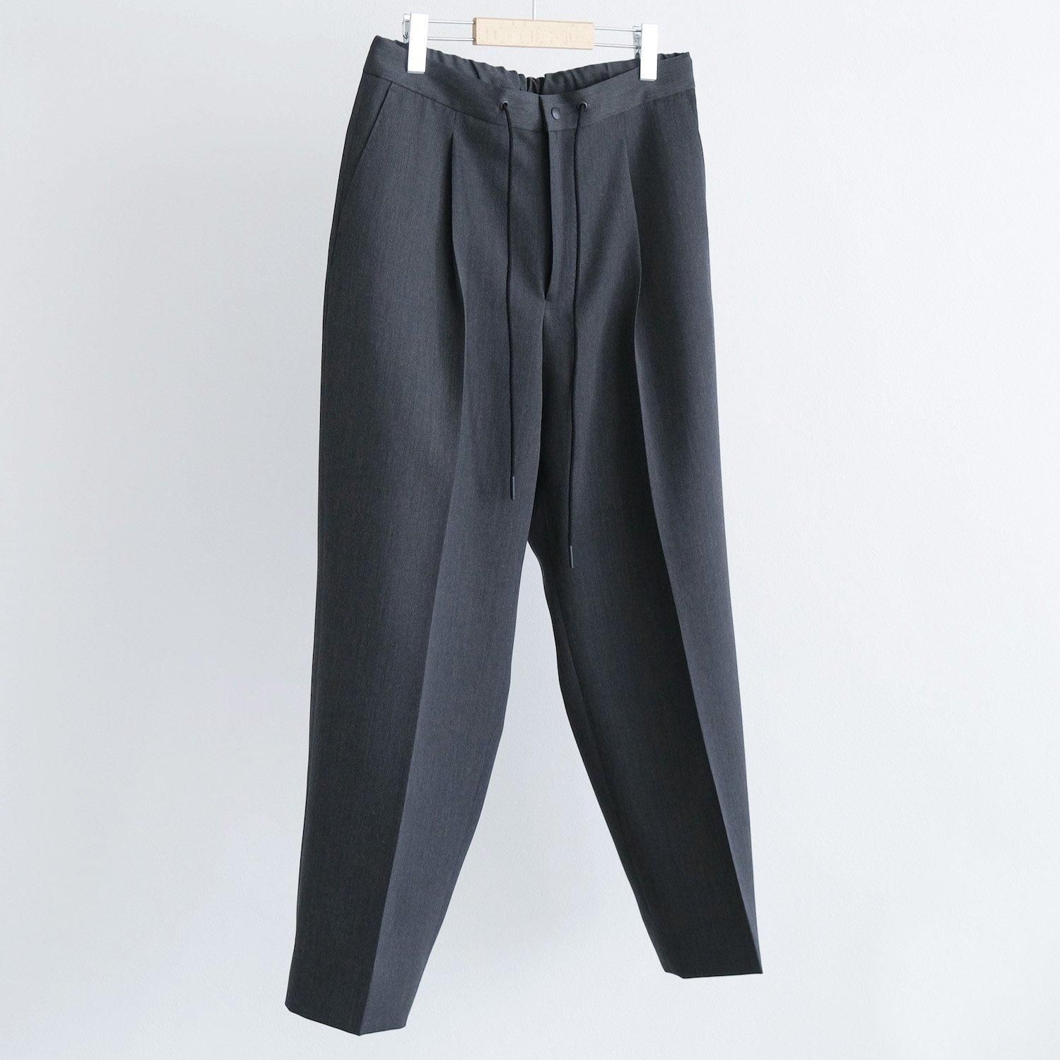 THE EASY SLACKS WIDE [TOP GRAY] - WUNDER 大阪 セレクト