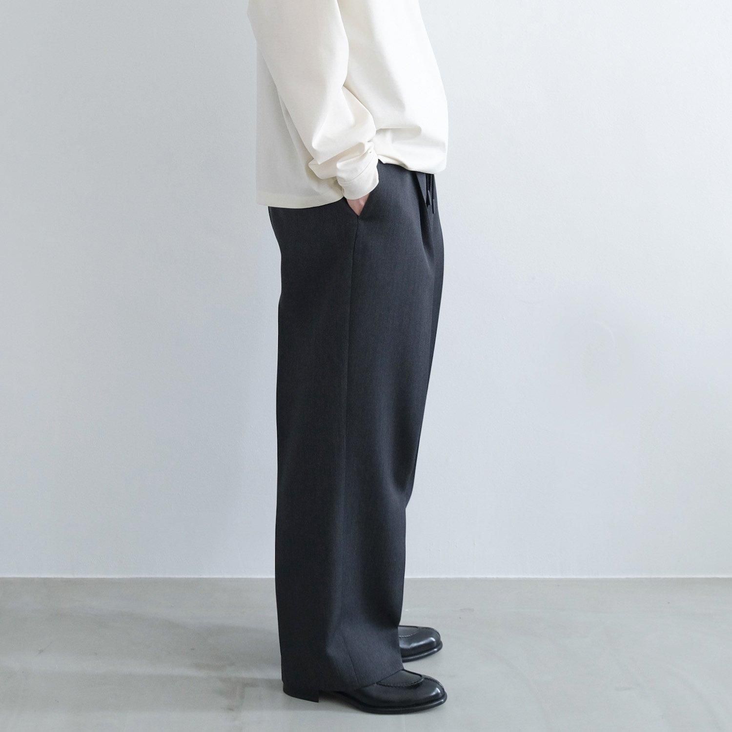 THE EASY SLACKS WIDE [TOP GRAY] - WUNDER 大阪 セレクト
