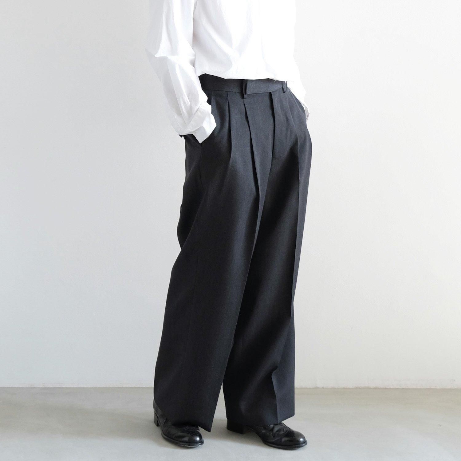 THE SLACK 2TUCK [TOP GRAY] - WUNDER 大阪 セレクトショップ